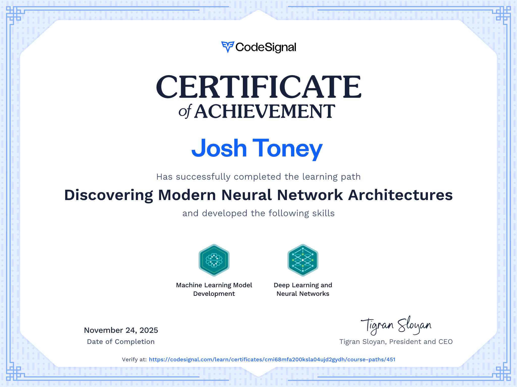 Path certificate for Discovering Modern Neural Network Architectures ...