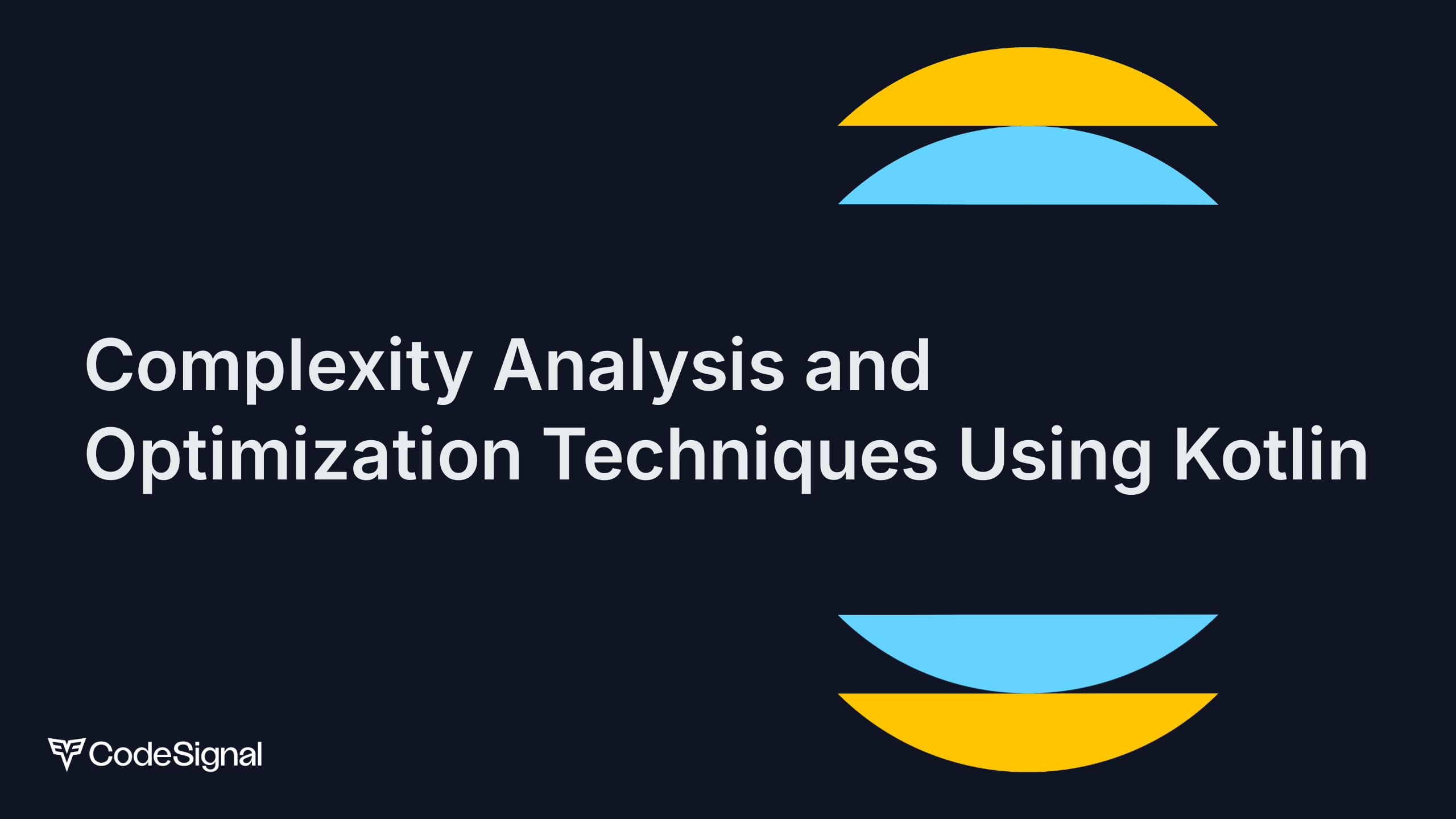 Complexity Analysis and Optimization Techniques Using Kotlin ...