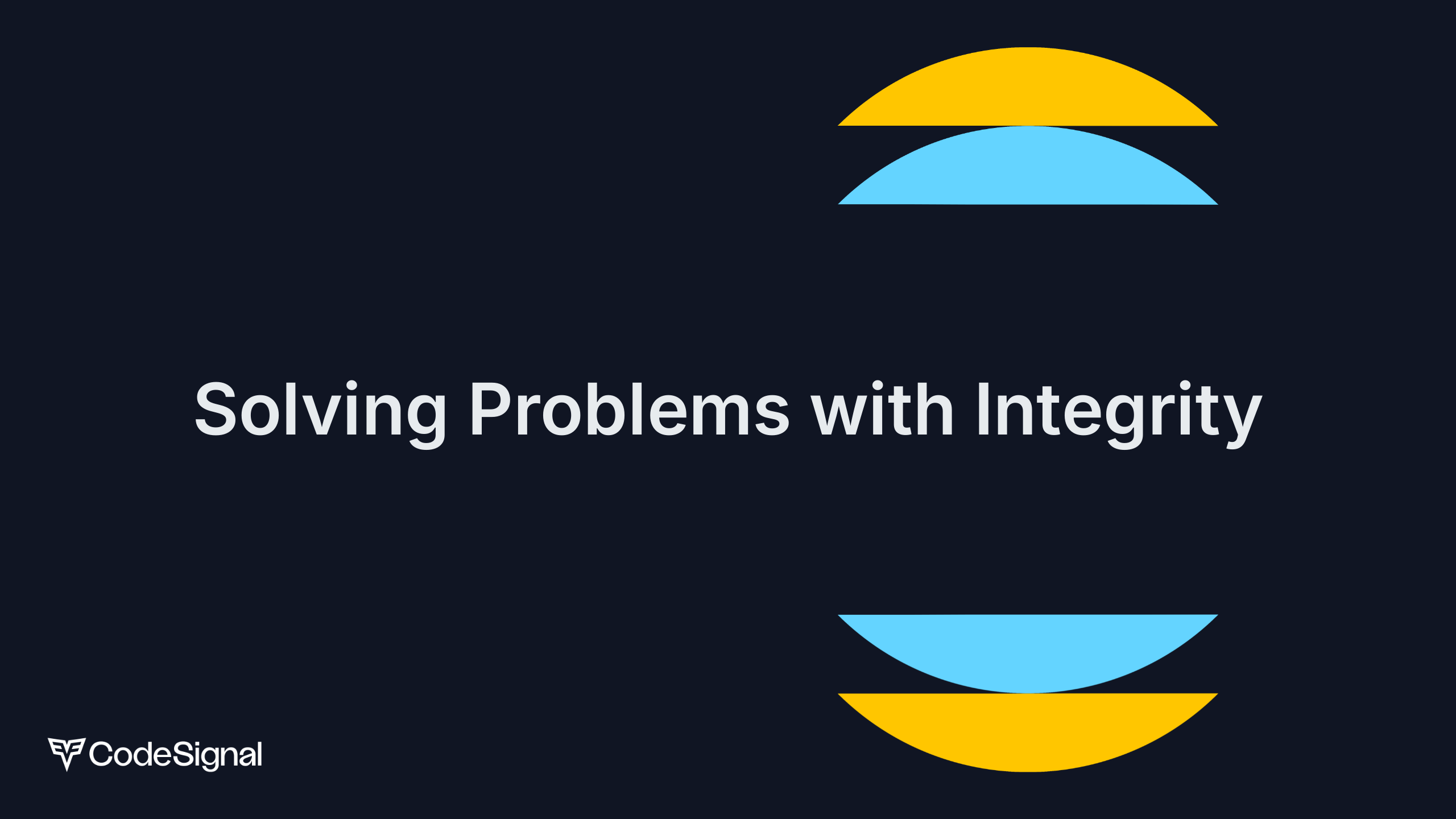 Solving Problems with Integrity | CodeSignal Learn