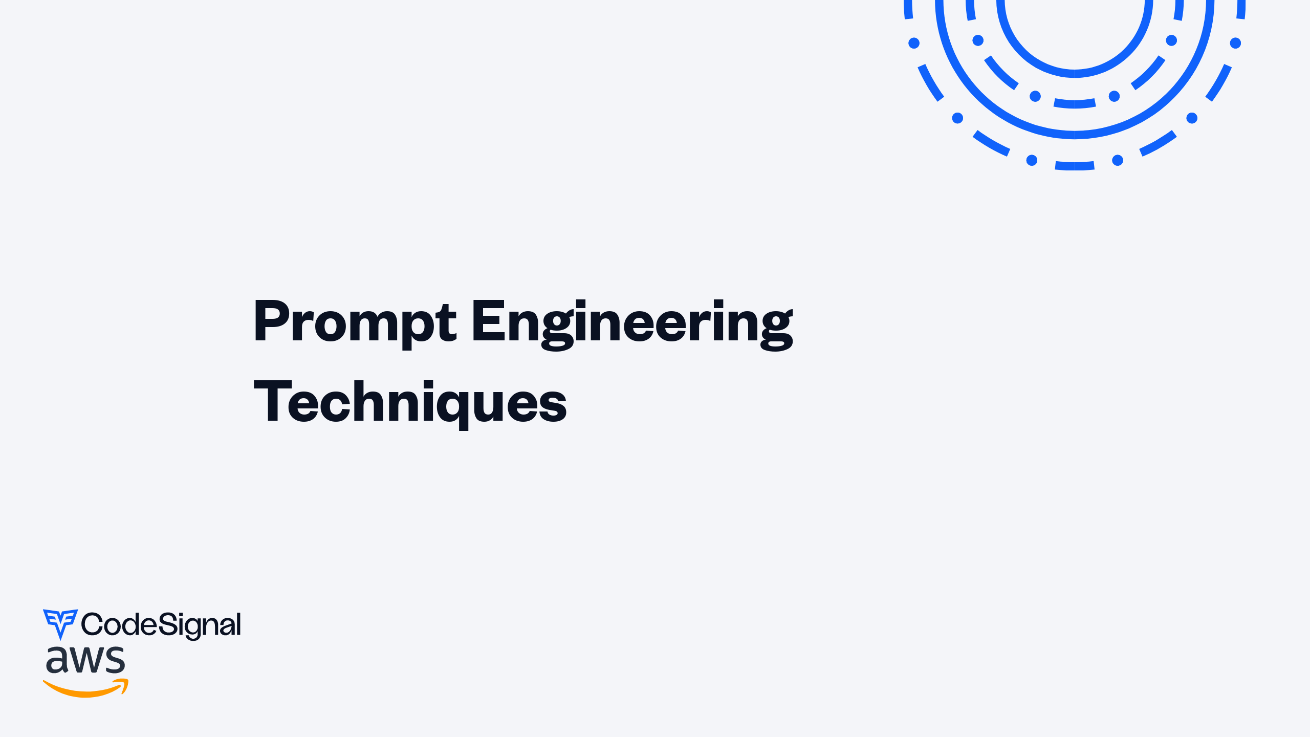 Prompt Engineering Techniques Codesignal Learn