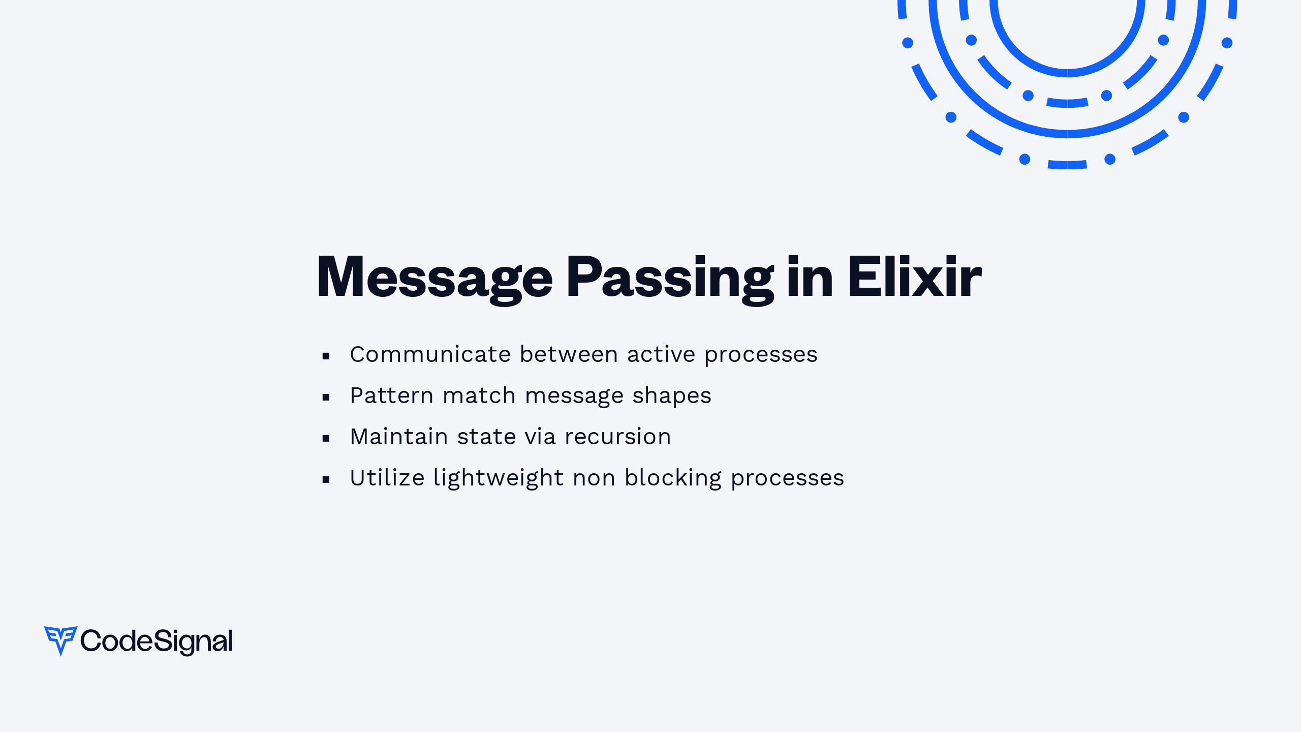 Message Passing in Elixir | CodeSignal Learn