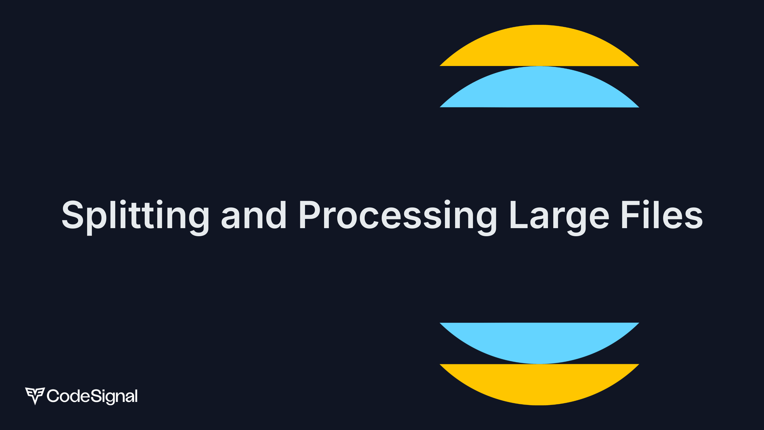 Splitting and Processing Large Multimedia Files with TypeScript |  CodeSignal Learn