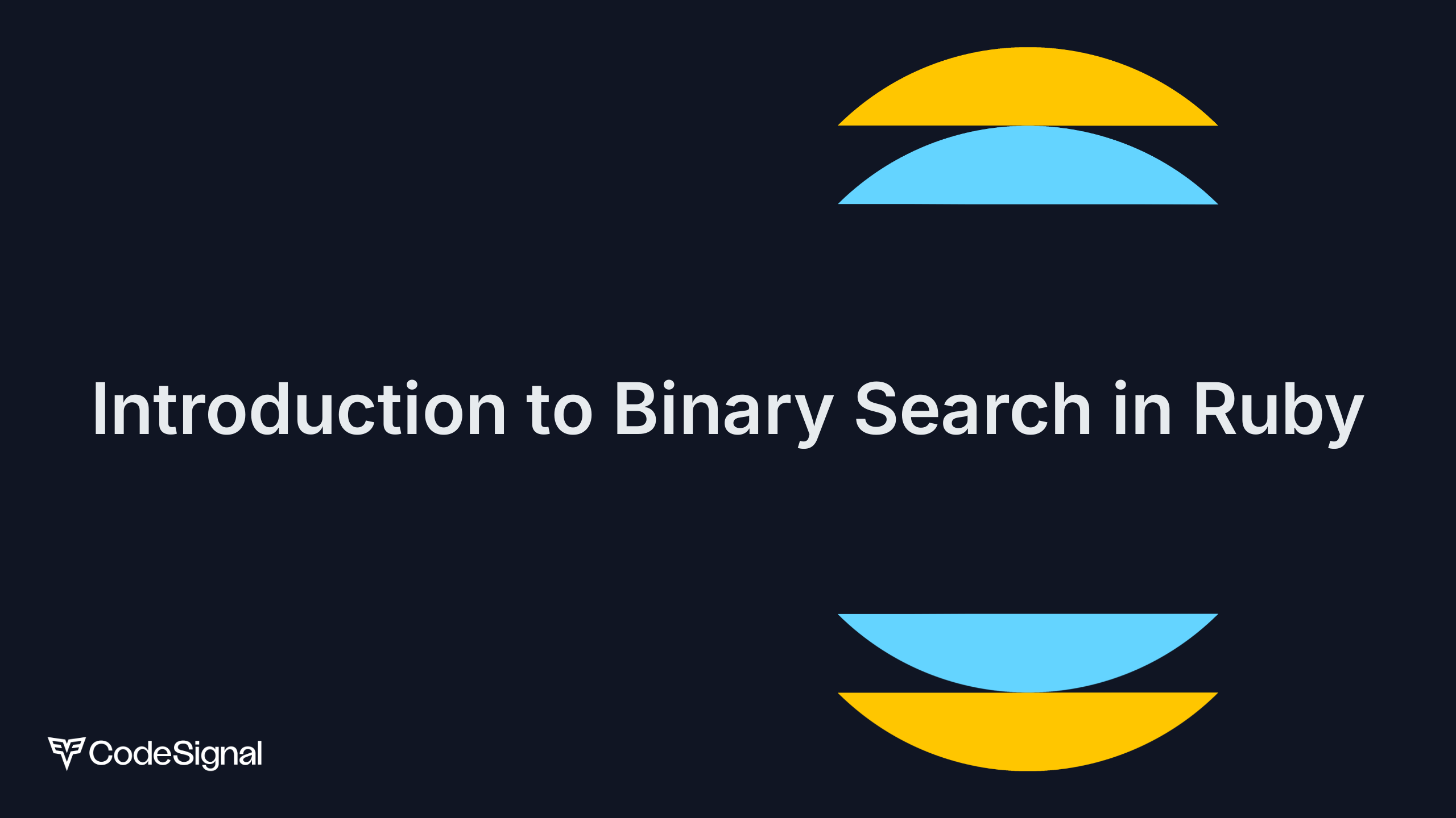 Introduction to Binary Search in Ruby | CodeSignal Learn