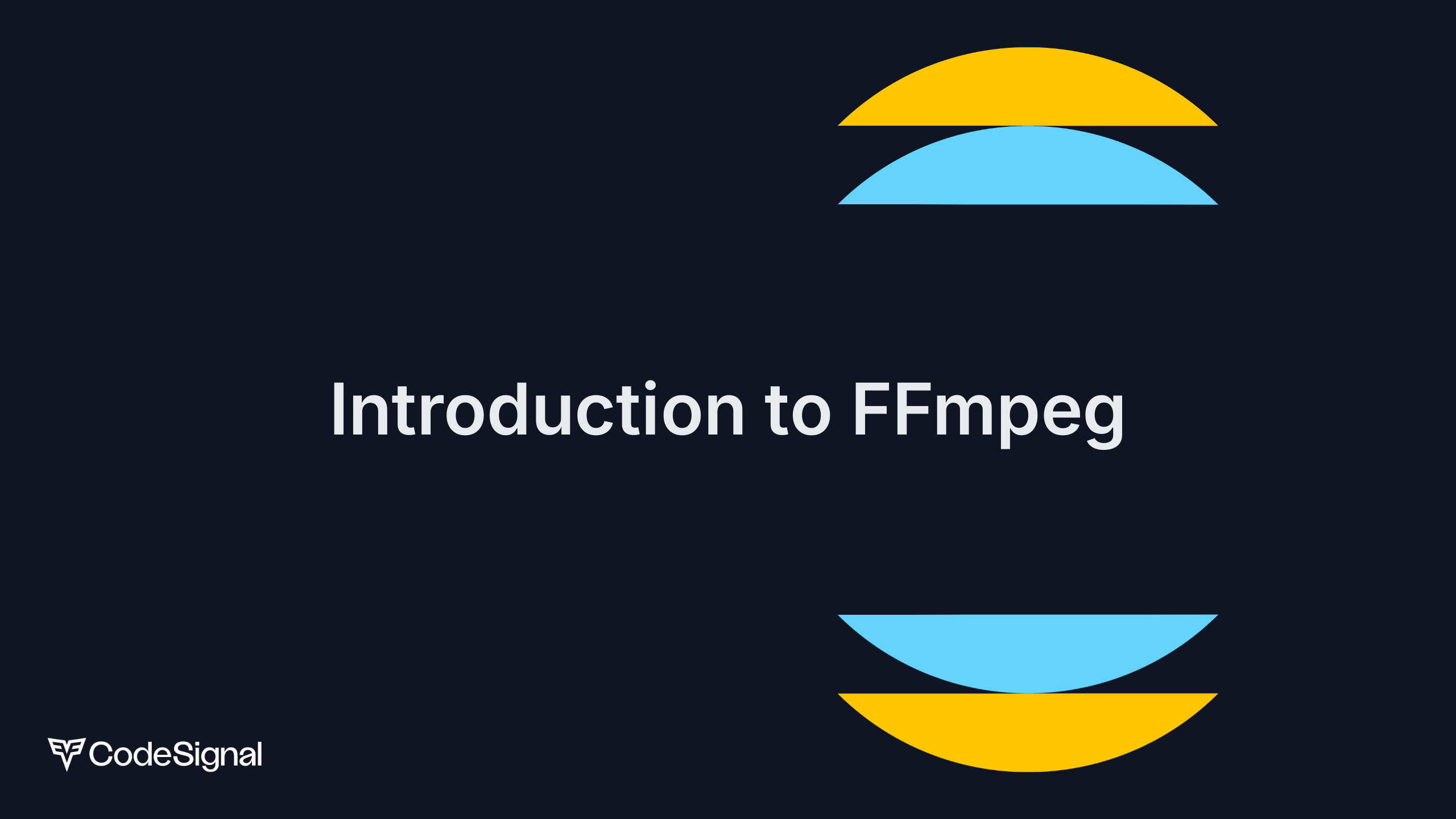Introduction to FFmpeg | CodeSignal Learn