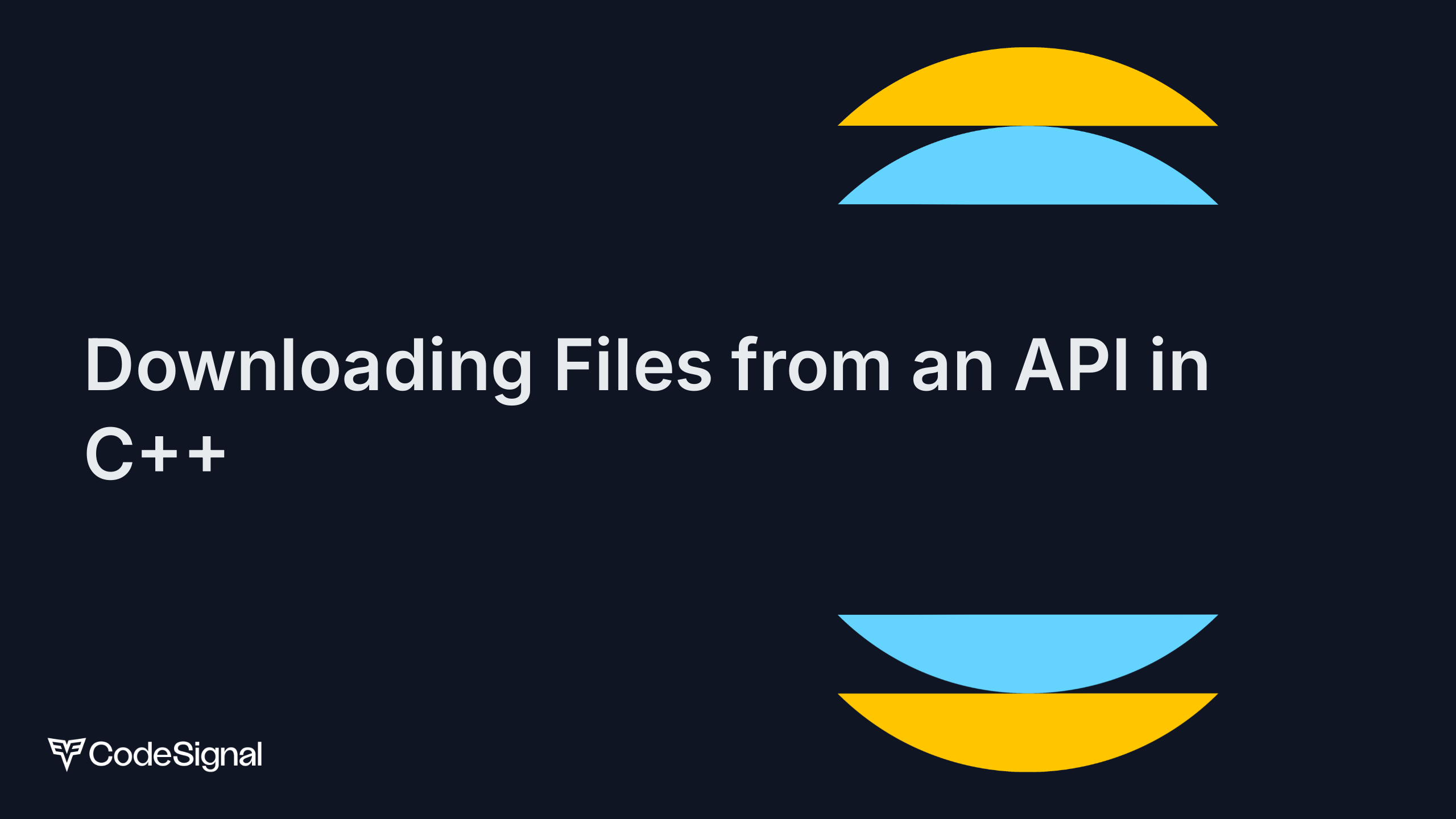 Downloading Files from an API in C++ | CodeSignal Learn