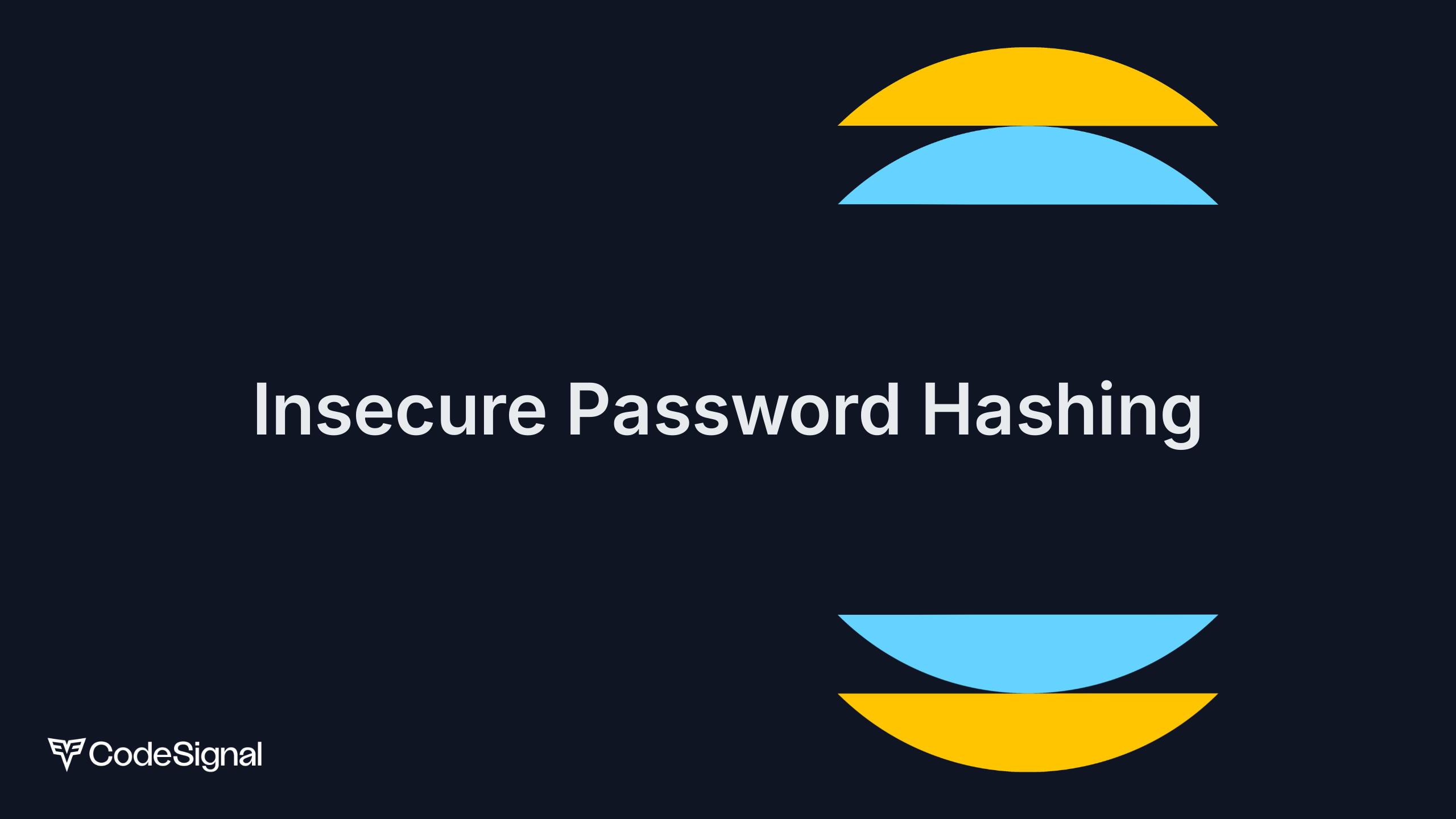 Insecure Password Hashing | CodeSignal Learn