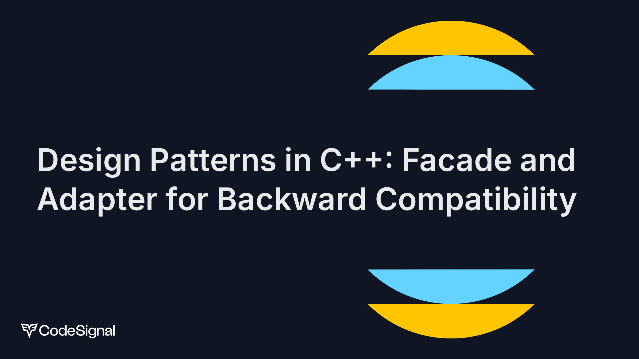 Design Patterns in C++: Facade and Adapter for Backward Compatibility ...