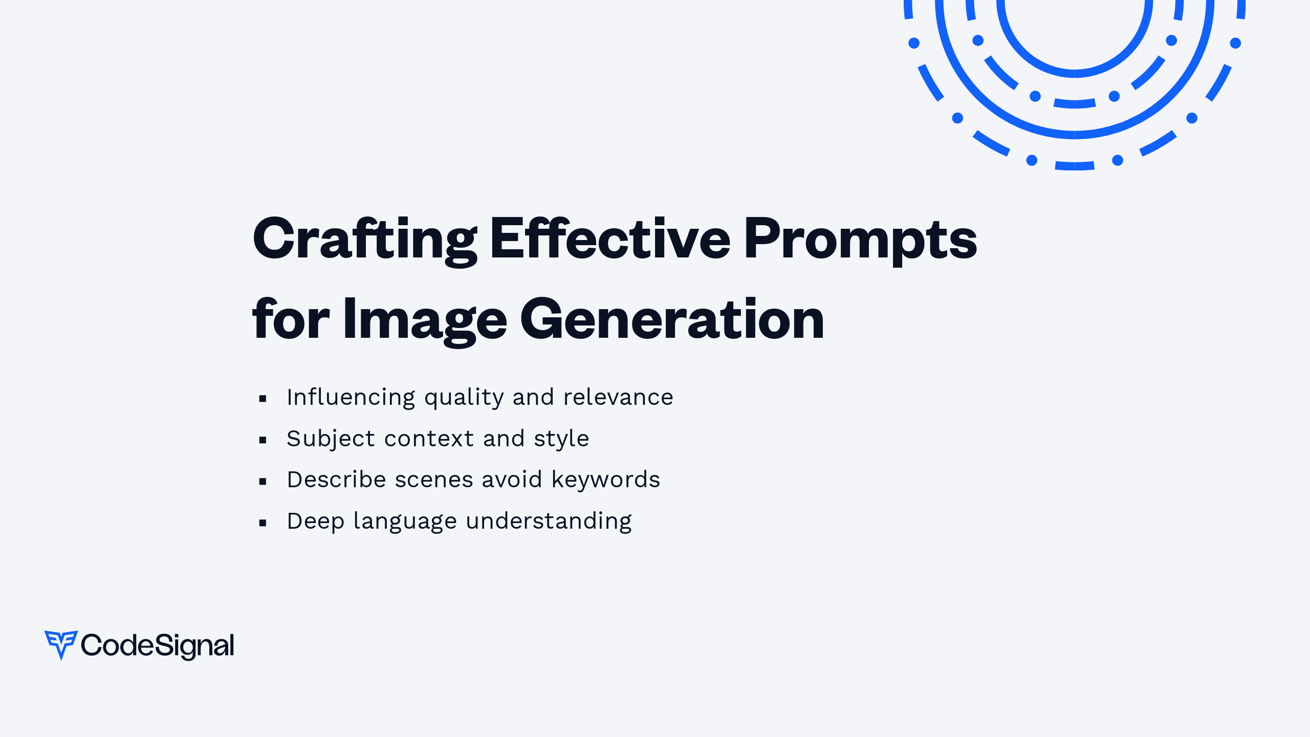 Crafting Effective Prompts for Image Generation | CodeSignal Learn