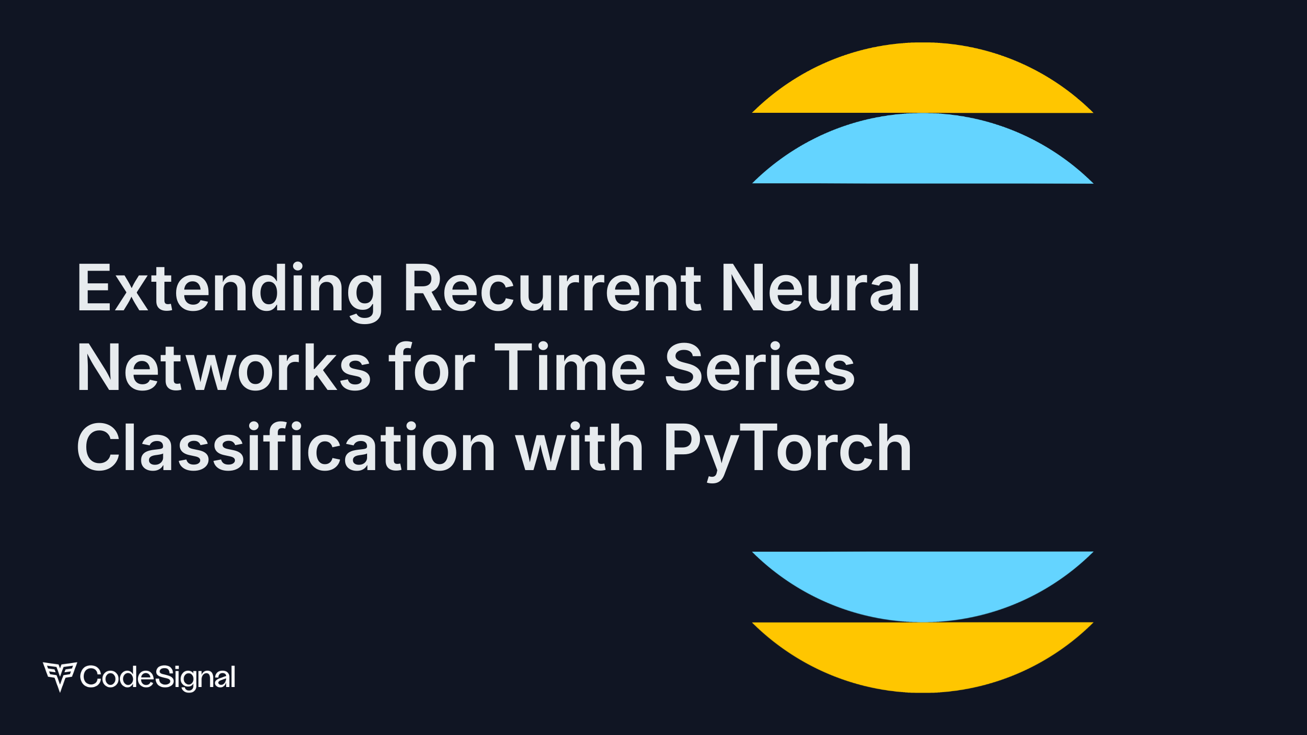 Extending Recurrent Neural Networks for Time Series Classification with ...