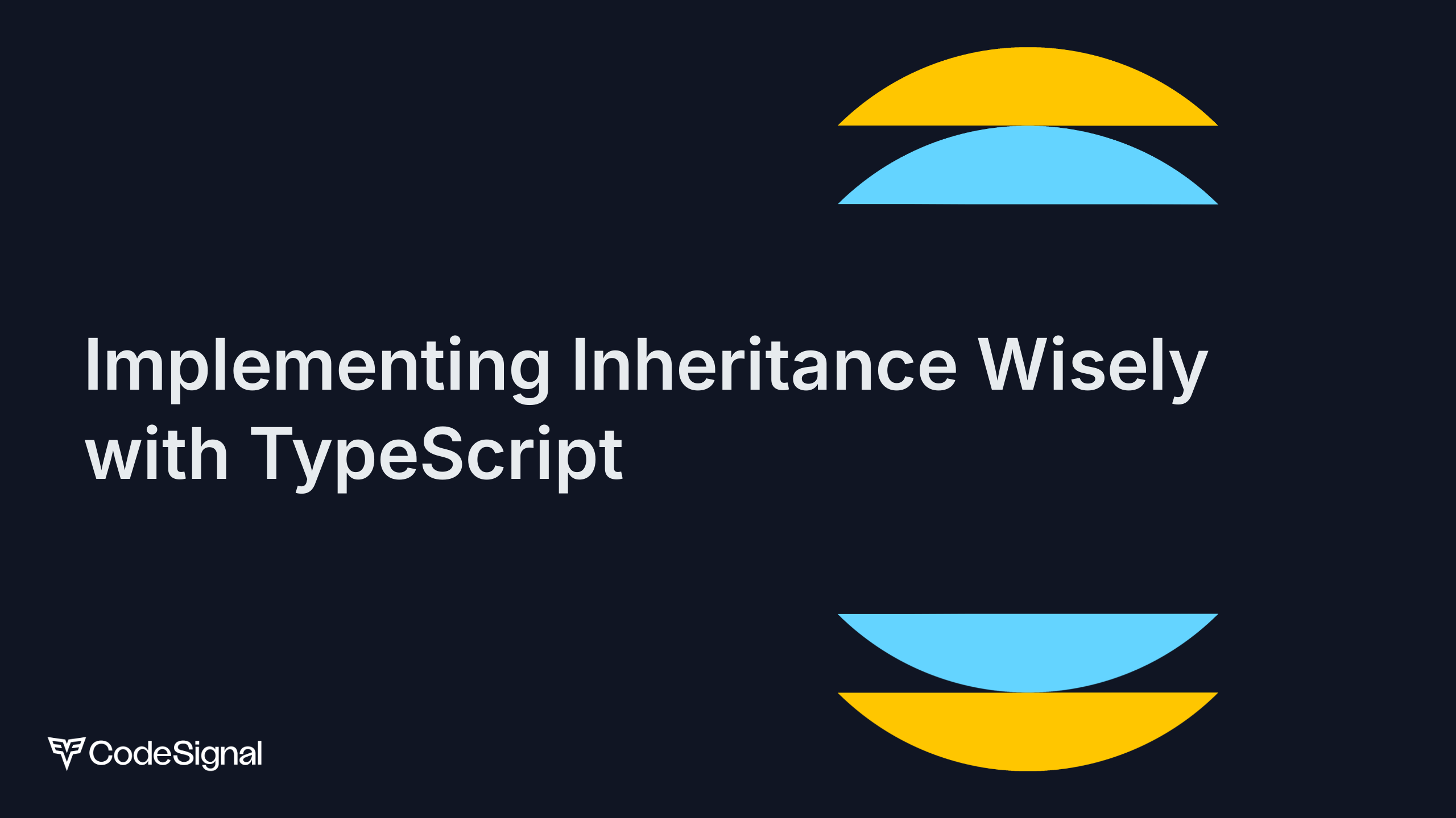 Implementing Inheritance Wisely with TypeScript | CodeSignal Learn