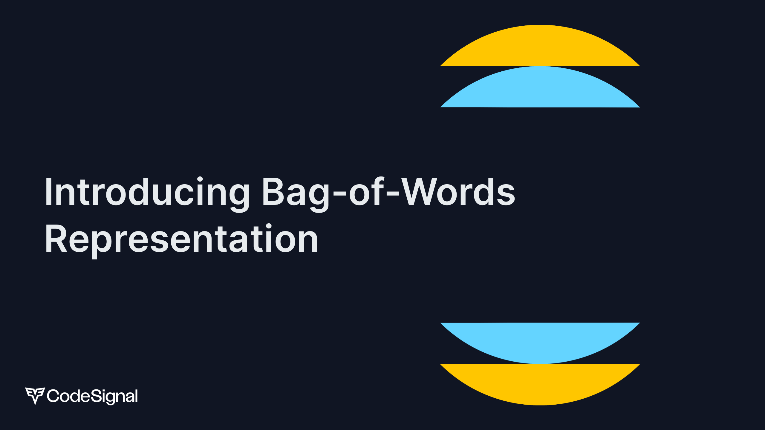 Implementing BagofWords Representation CodeSignal Learn