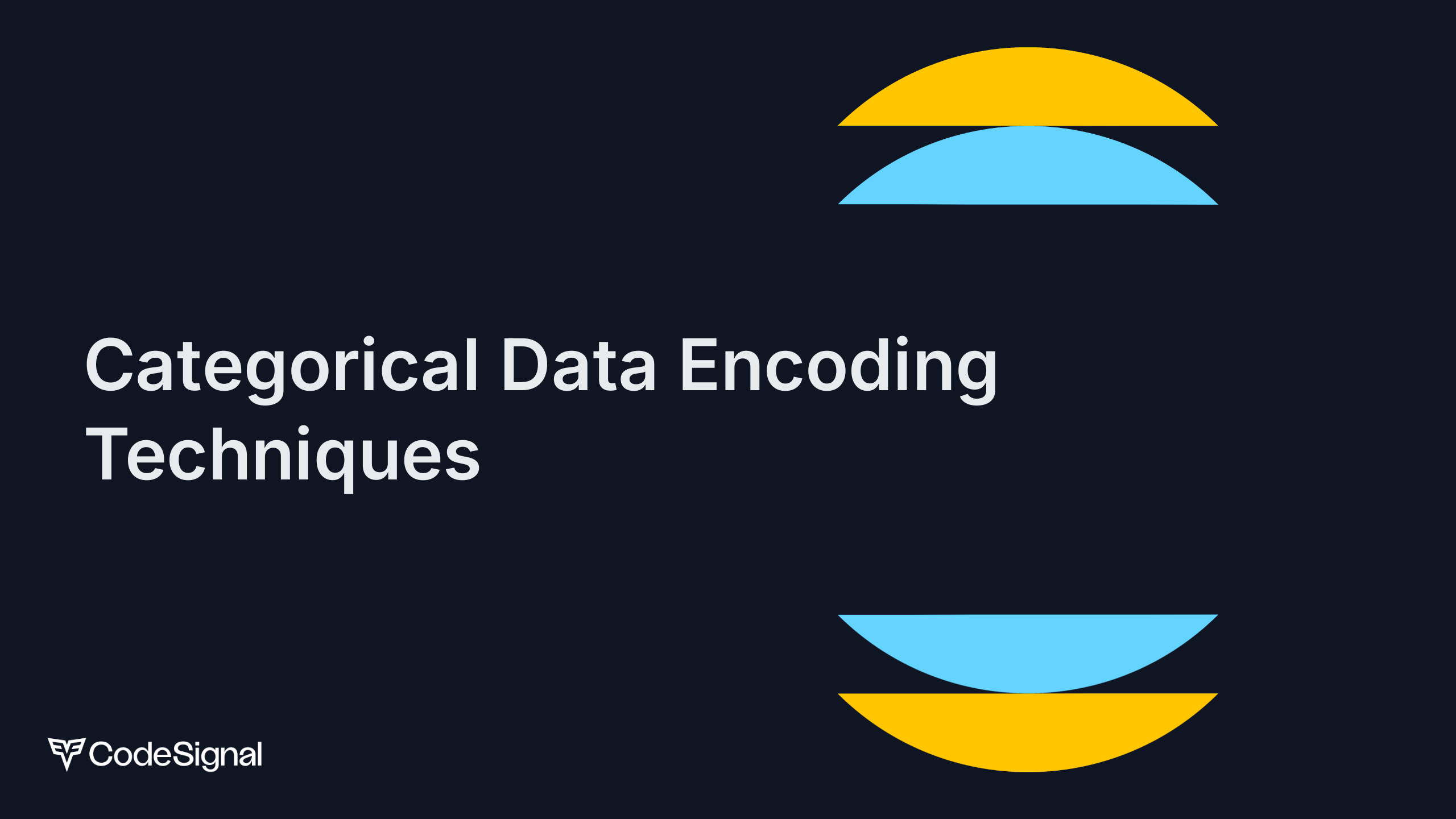 Categorical Data Encoding Techniques | CodeSignal Learn
