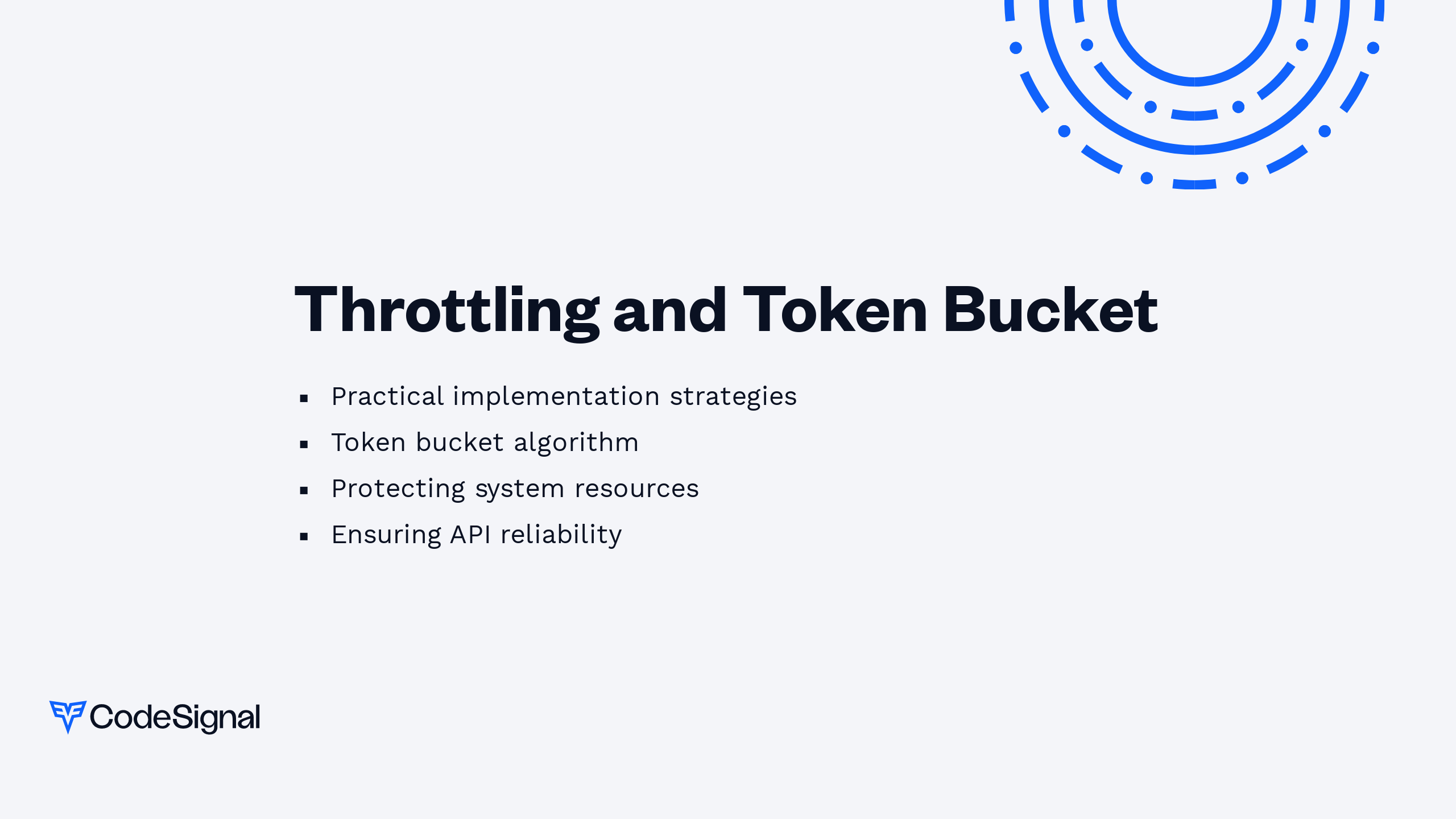 Throttling and Token Bucket | CodeSignal Learn