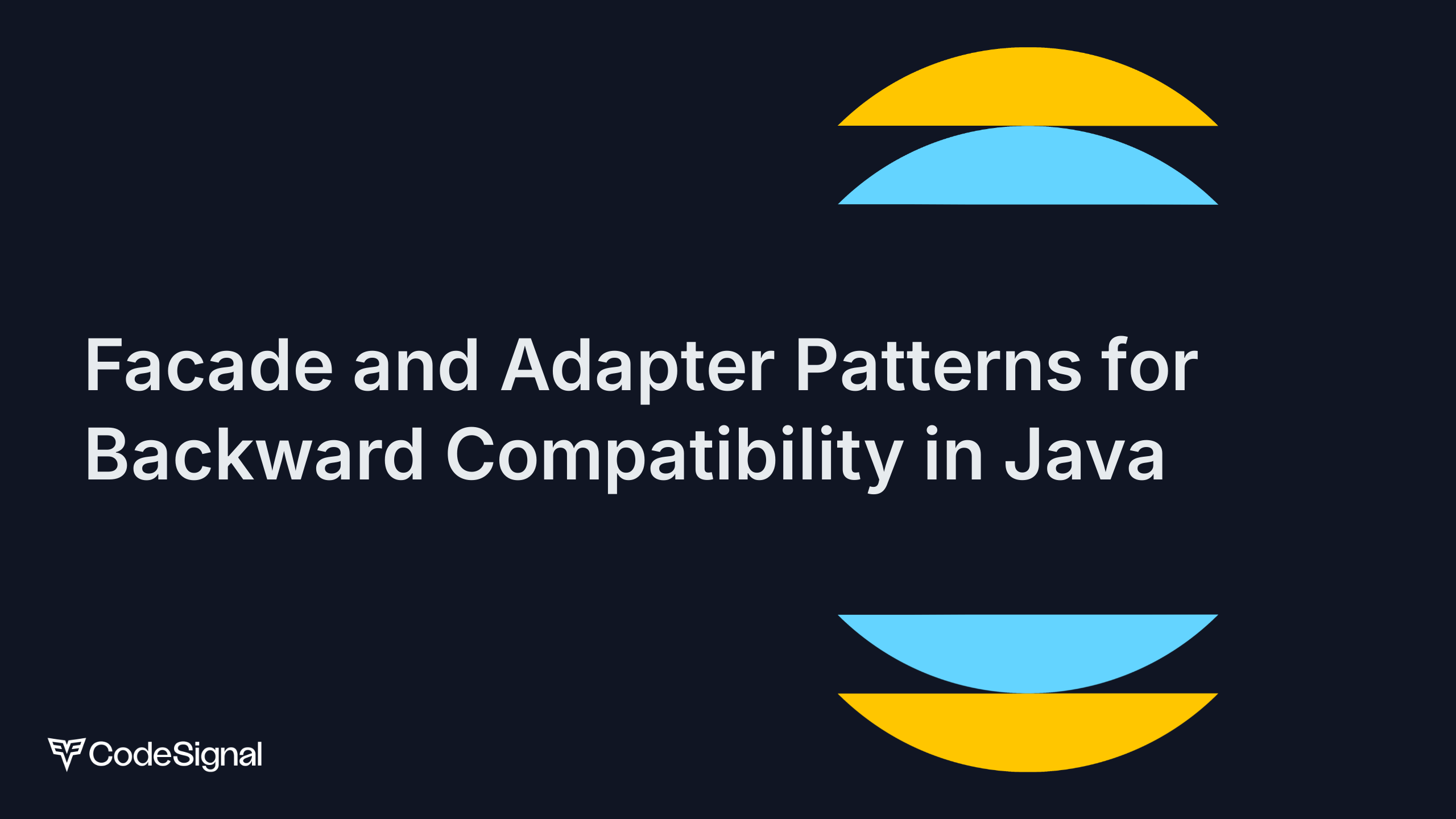 Facade and Adapter Patterns for Backward Compatibility in Java ...