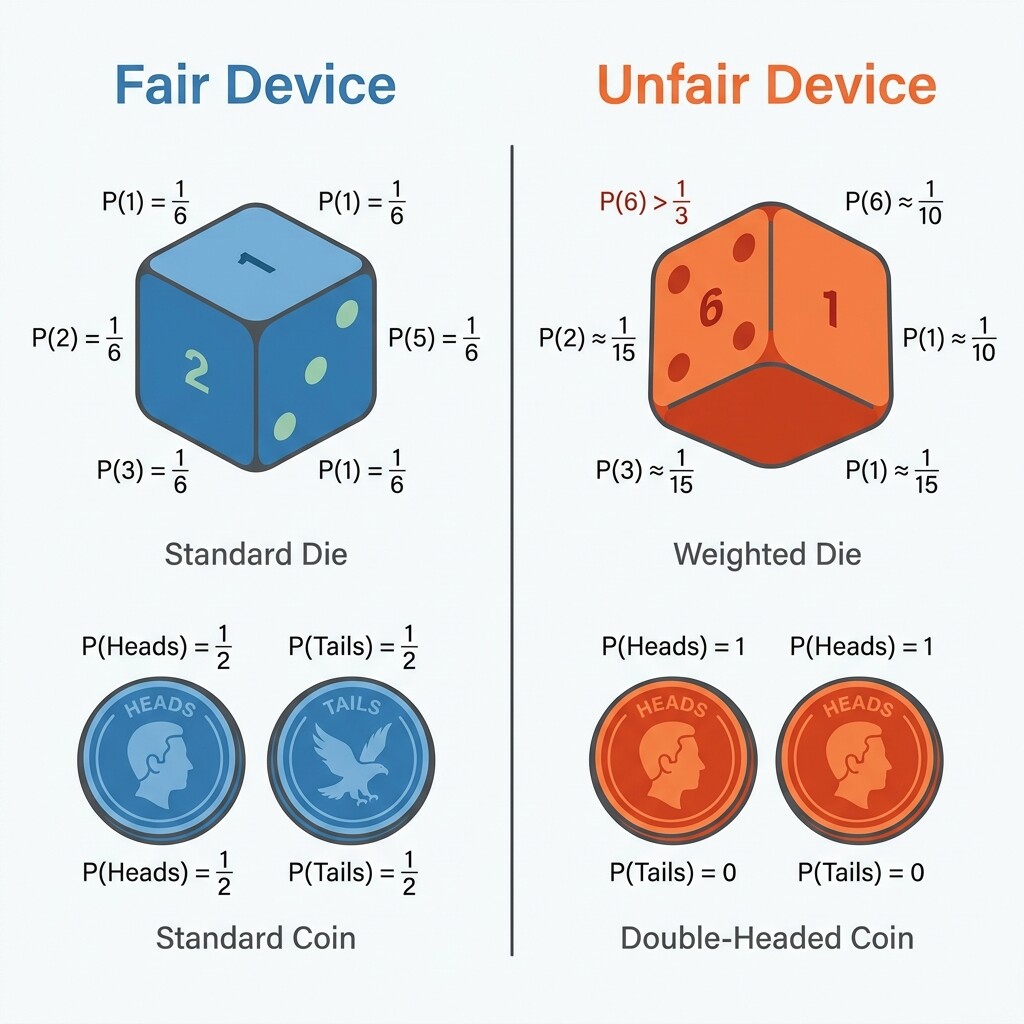 Side-by-side illustration of fair devices versus unfair devices