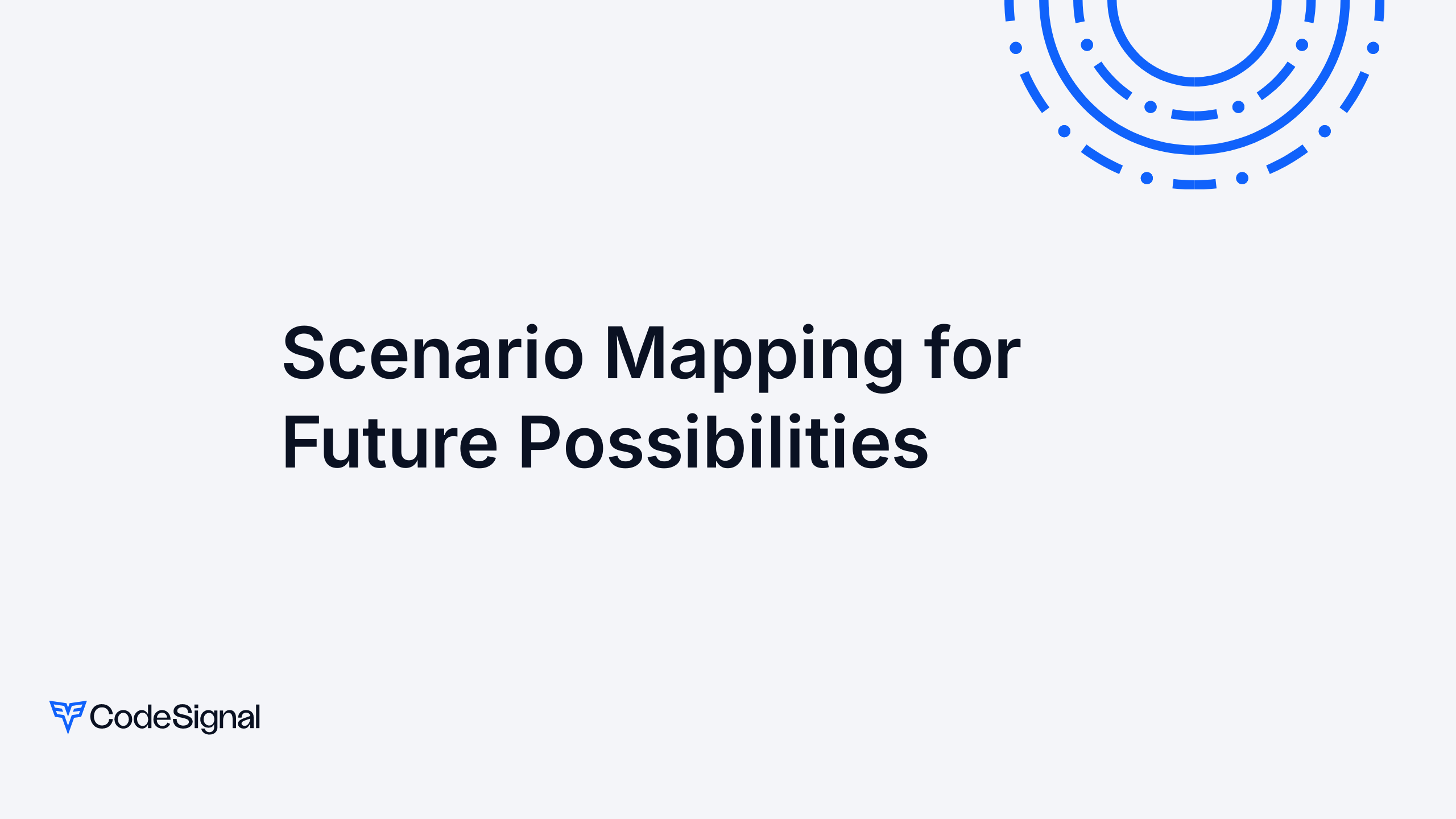 Future Mapping Scenario Mapping for Future Possibilities | CodeSignal Learn