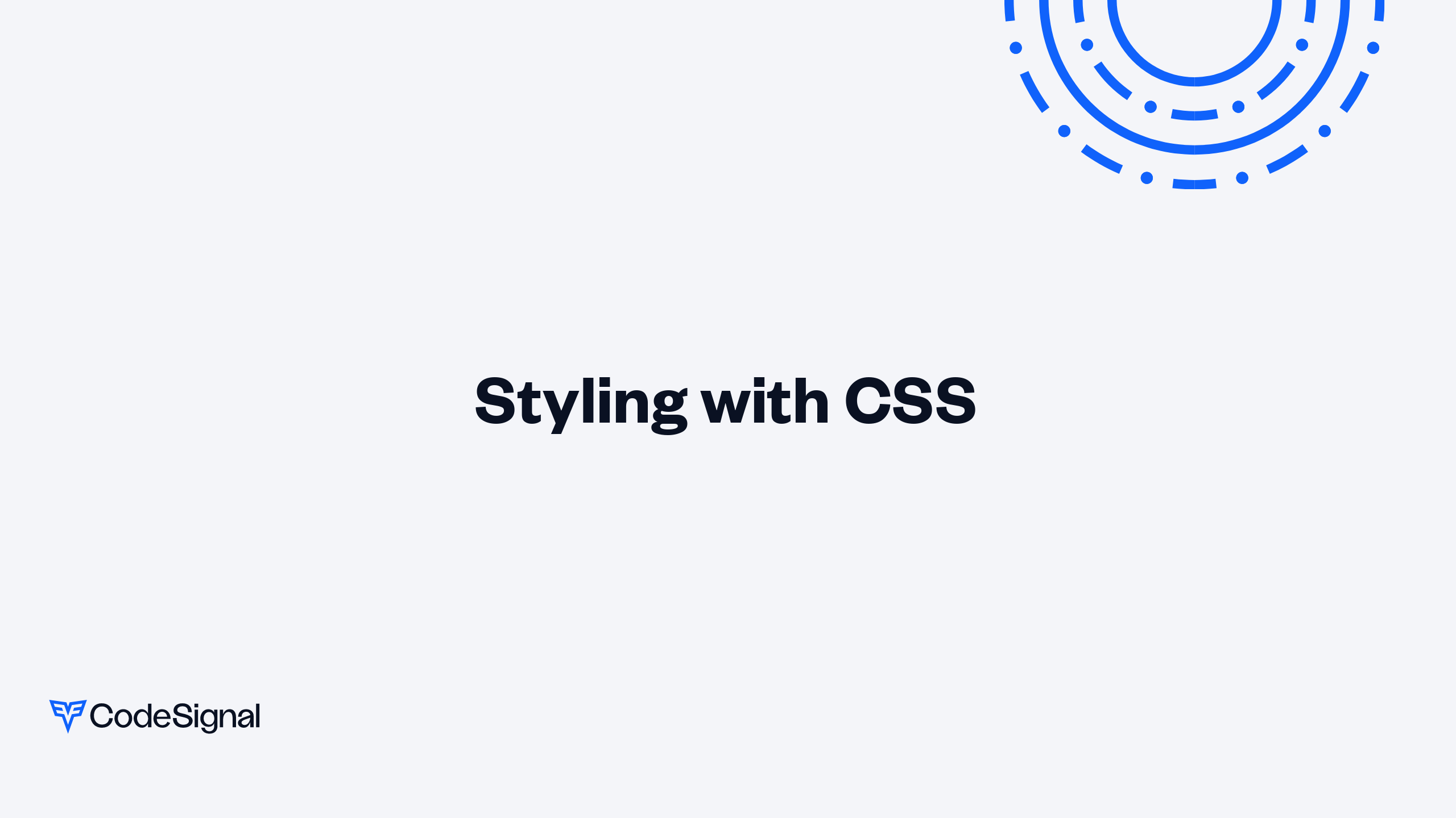 Styling with CSS | CodeSignal Learn