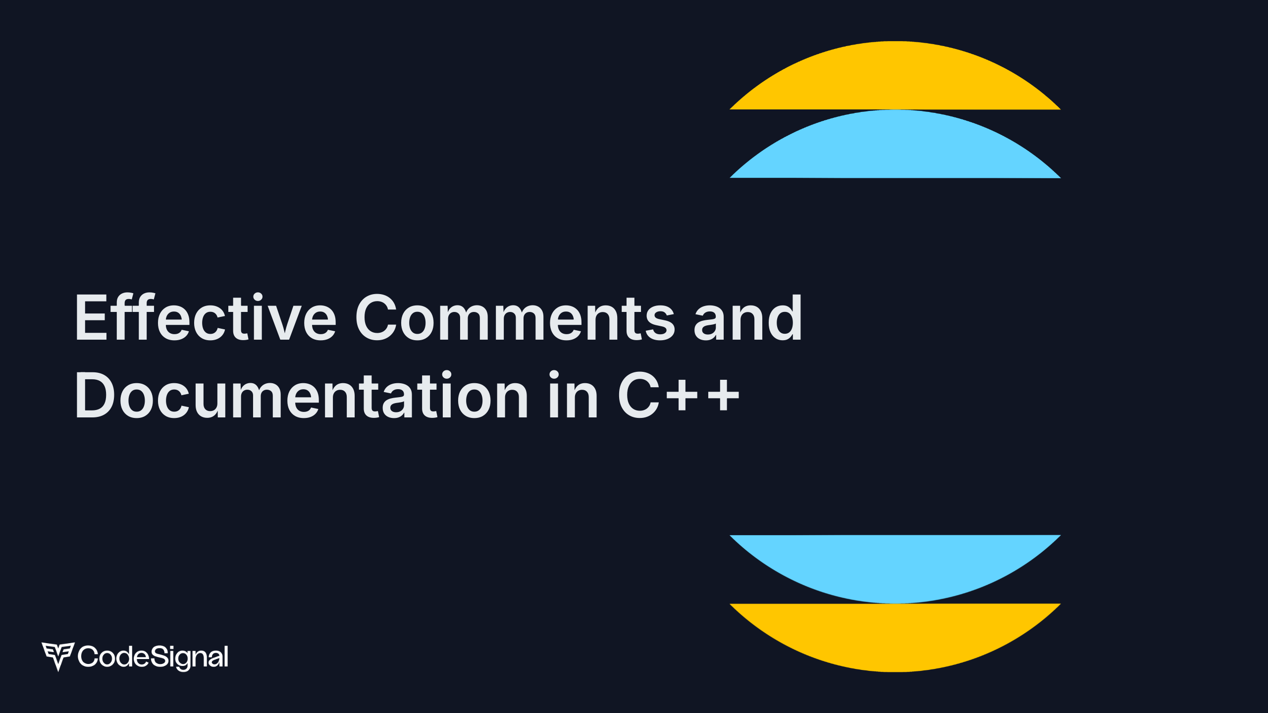 Effective Comments and Documentation in C++ | CodeSignal Learn