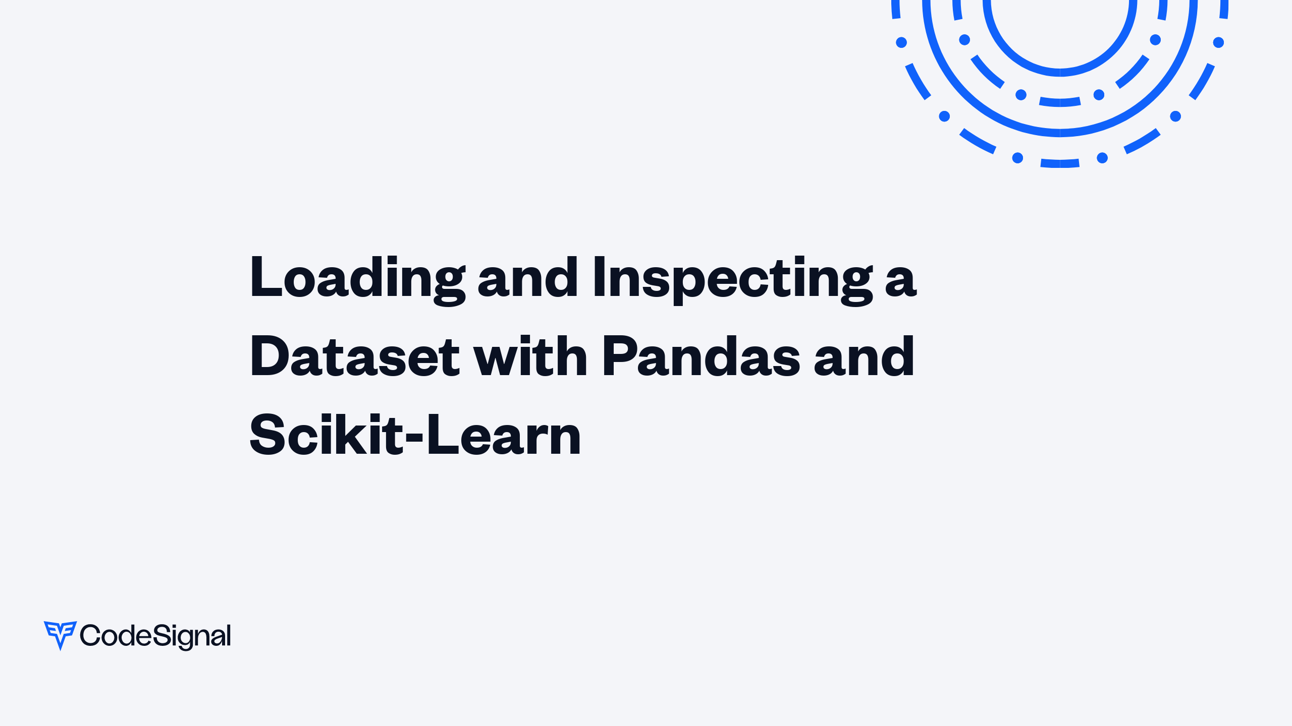 Loading and Inspecting a Dataset with Pandas and Scikit-Learn ...