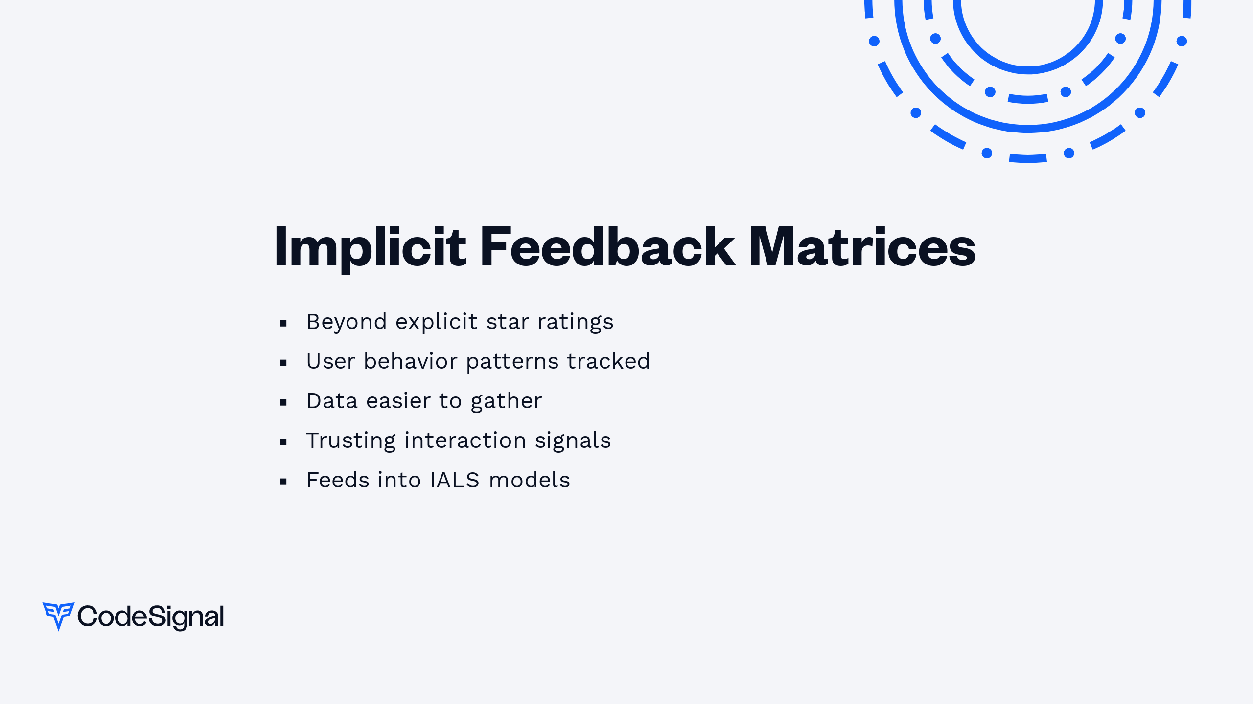 Implicit Feedback Matrices | CodeSignal Learn