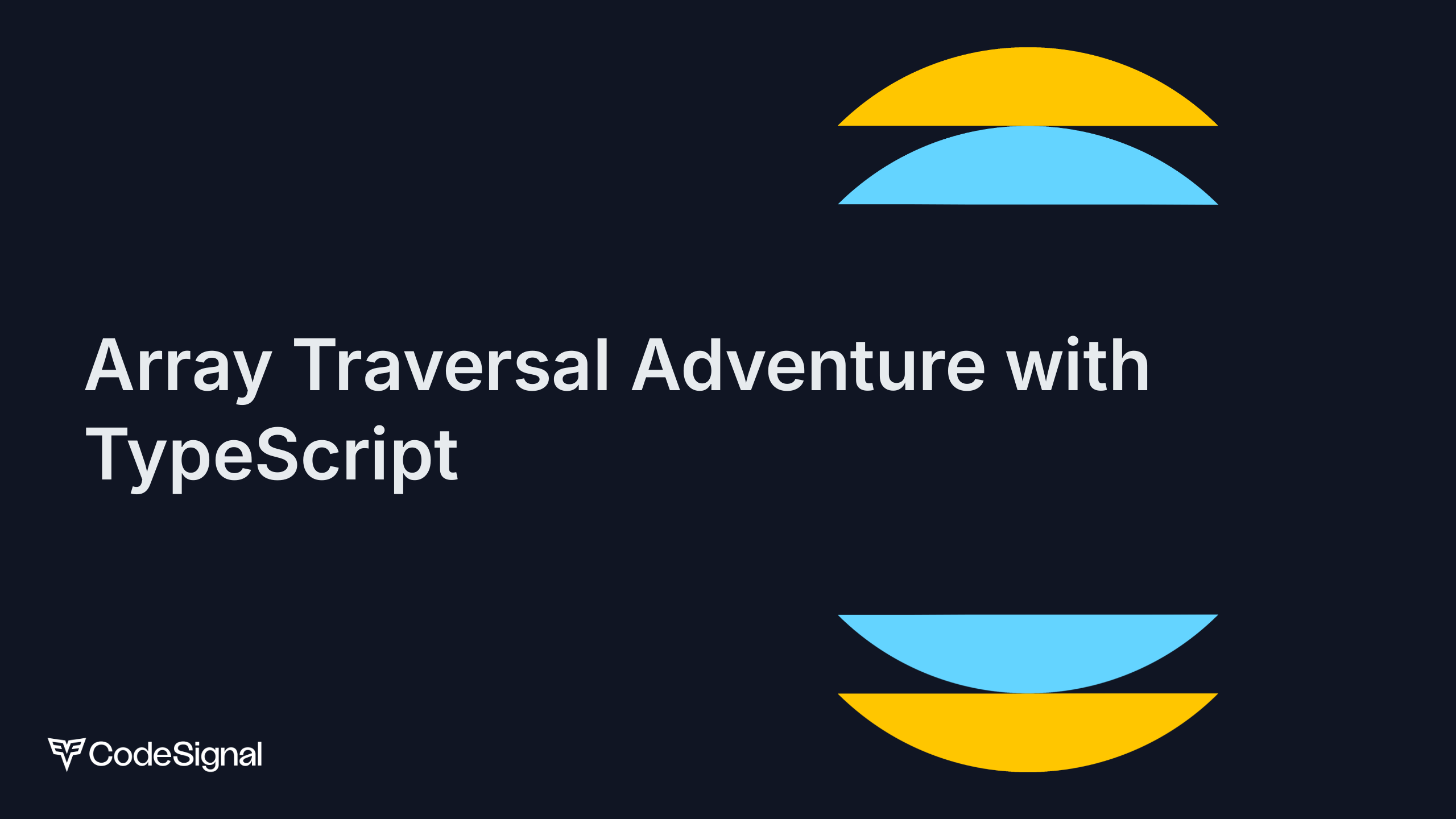 Array Traversal Adventure with TypeScript | CodeSignal Learn