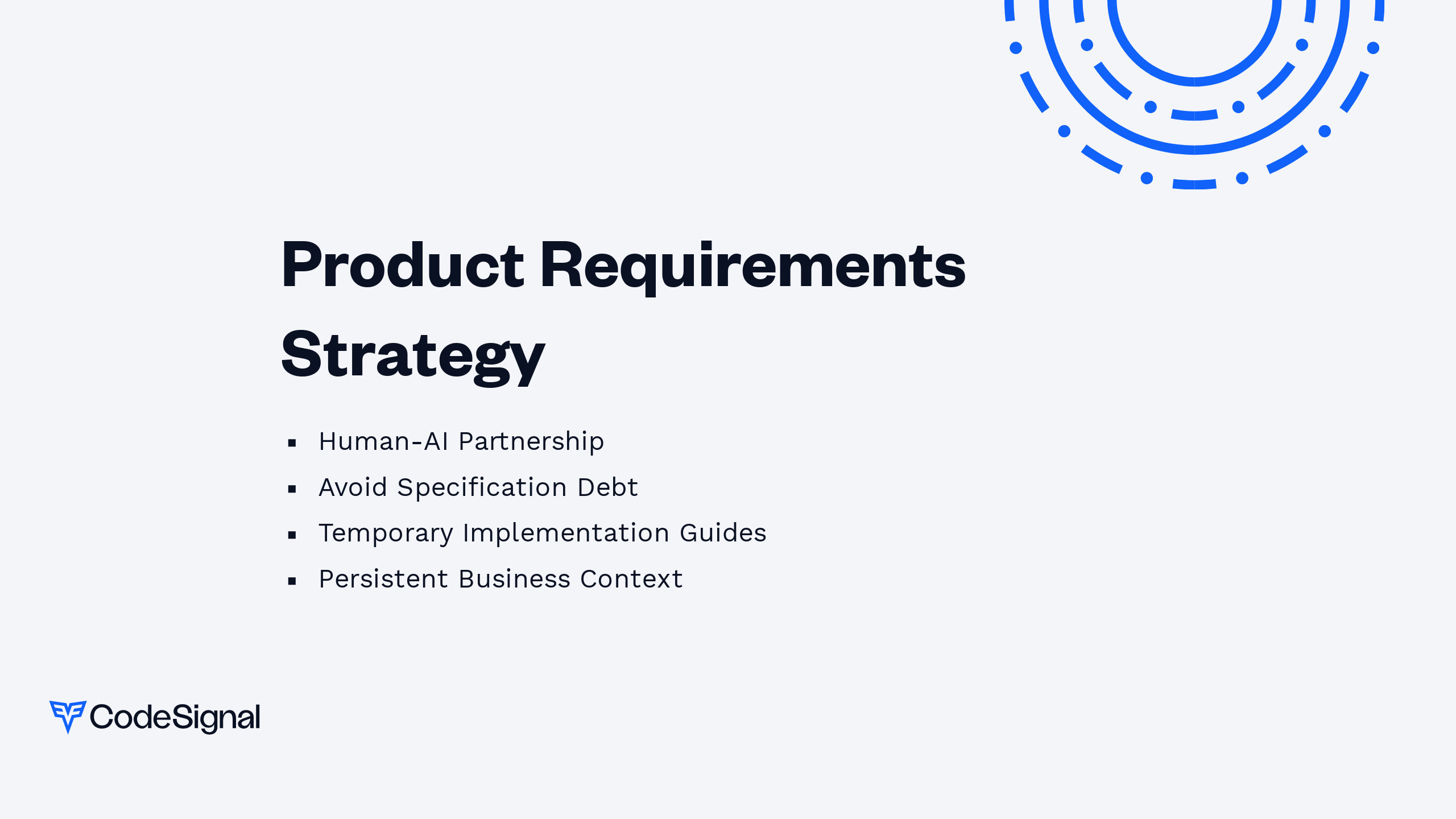Product Requirements Strategy | CodeSignal Learn