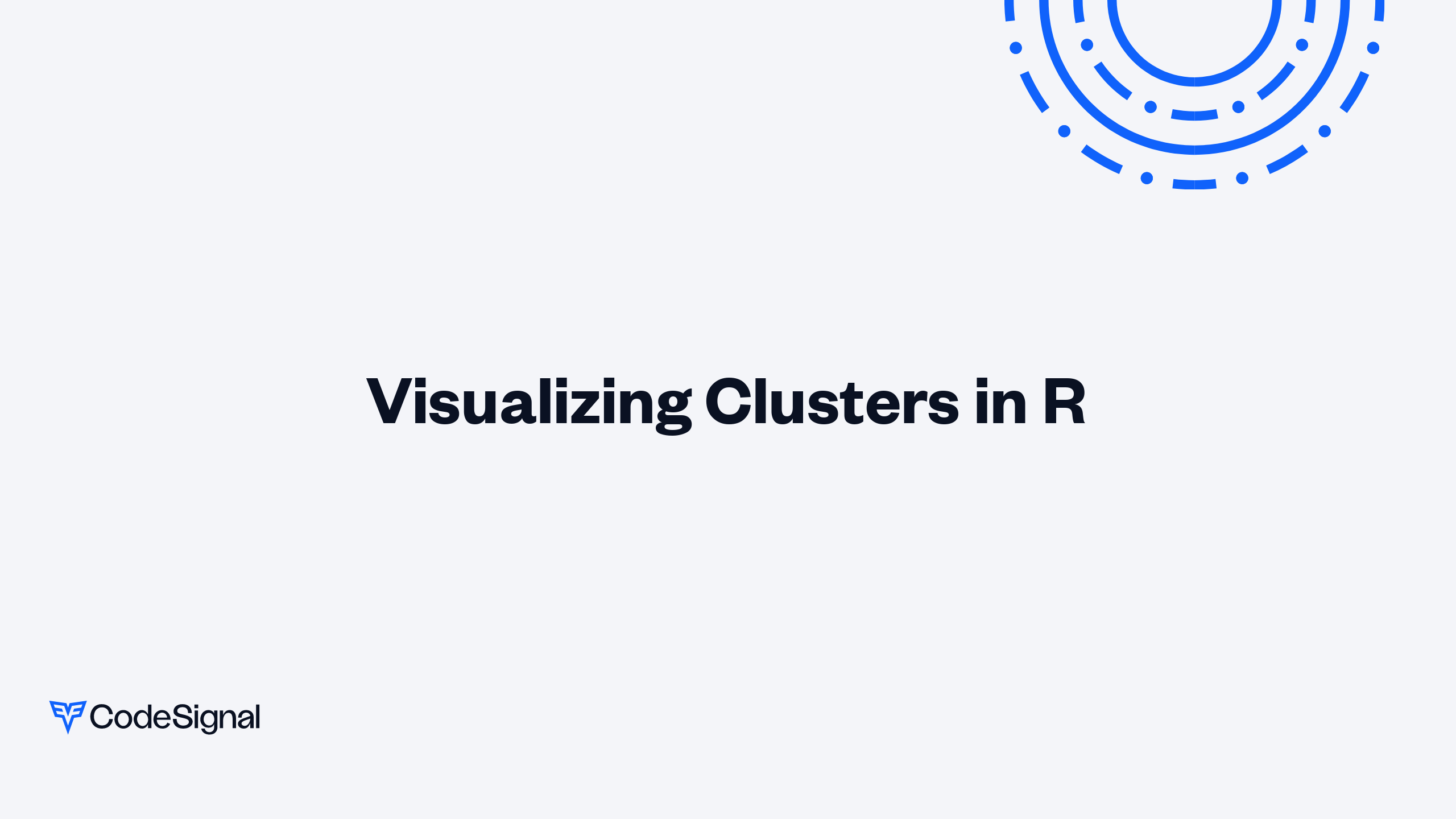 Visualizing Clusters in R | CodeSignal Learn