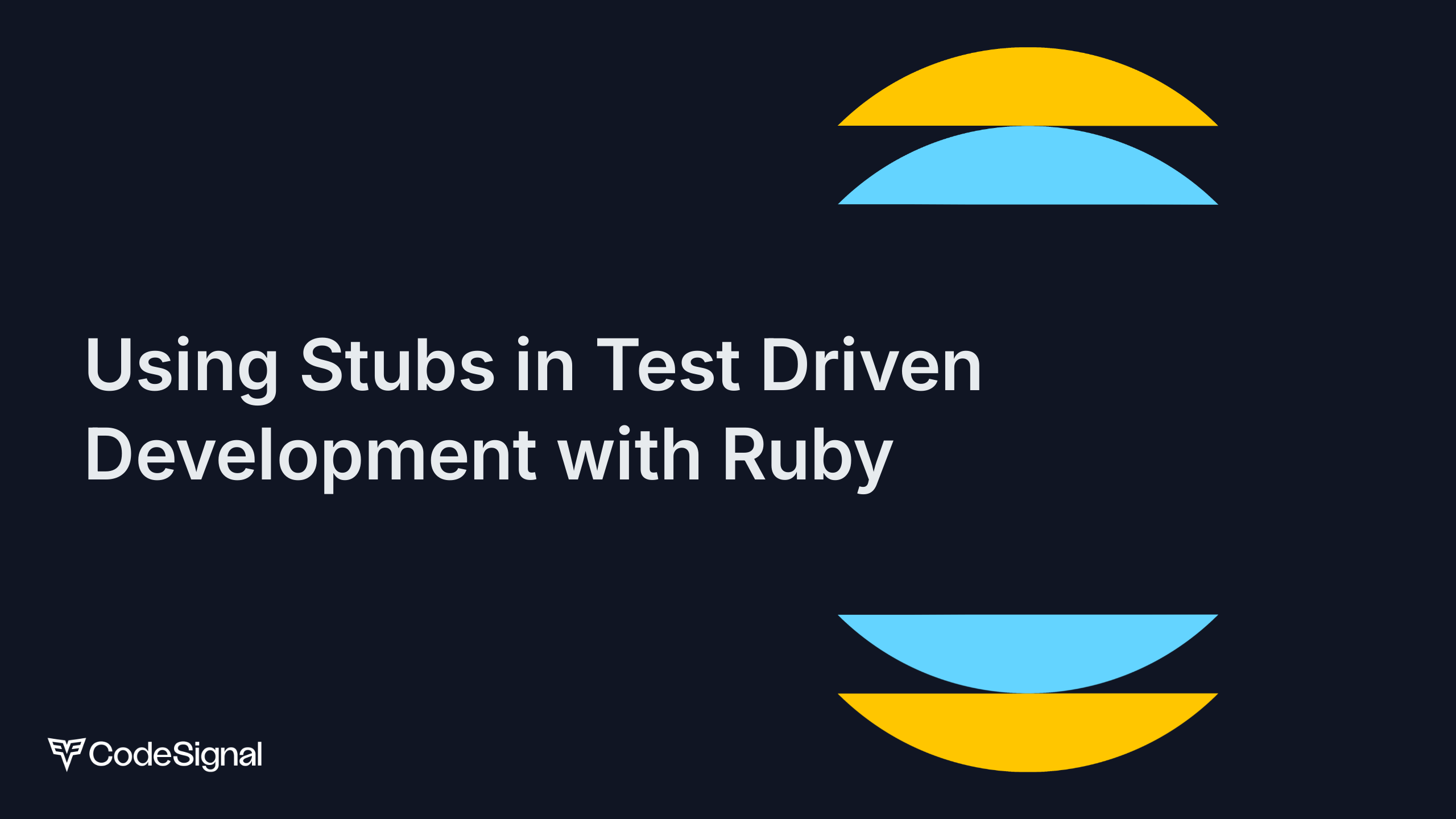 Using Stubs in Test Driven Development with Ruby | CodeSignal Learn