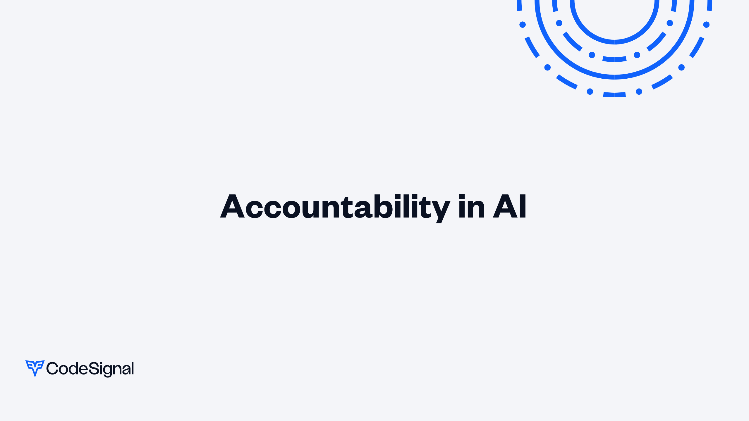 Accountability in AI | CodeSignal Learn