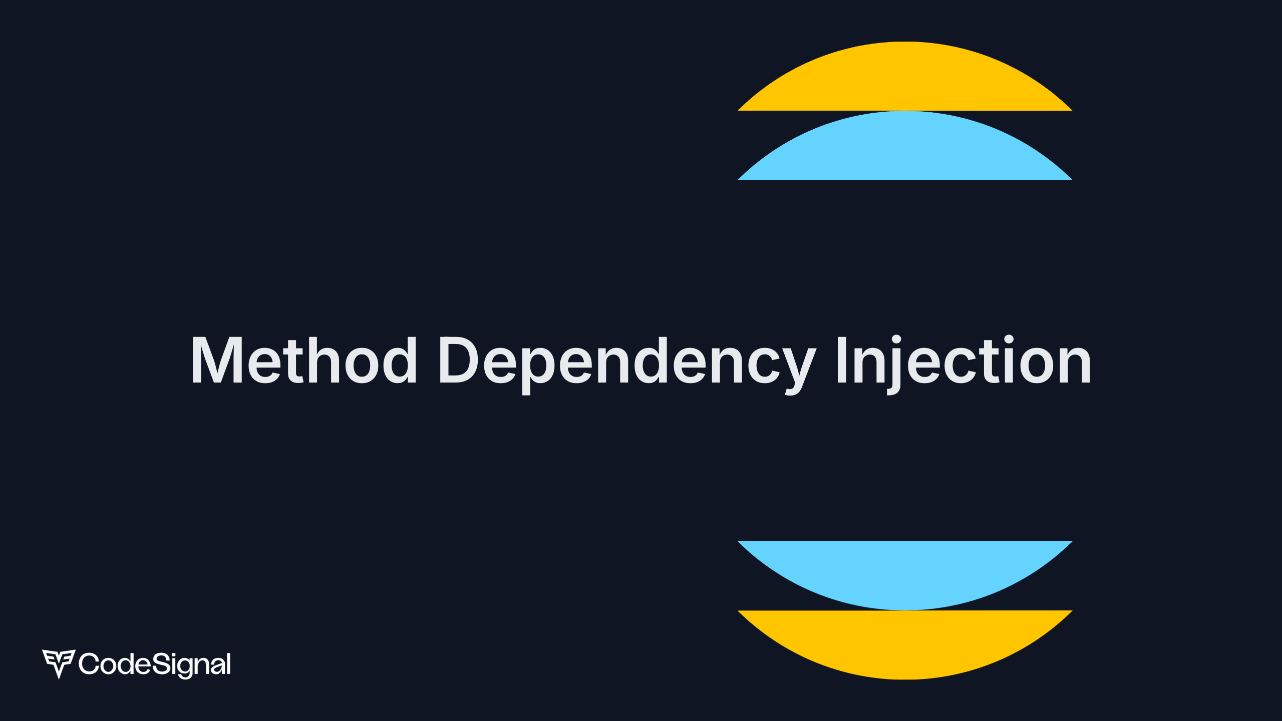 Dependency Injection with Methods | CodeSignal Learn