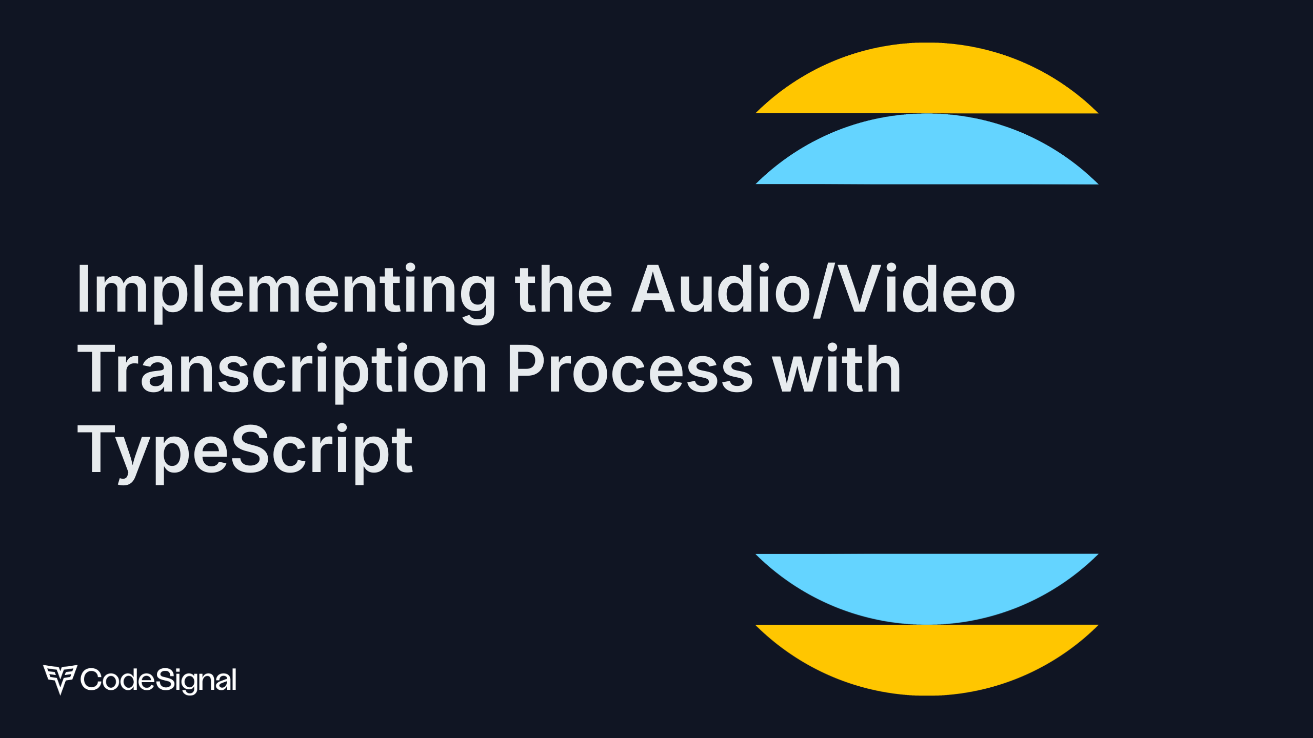 Transcript Programming Implementing the Audio/Video Transcription Process with TypeScript ...