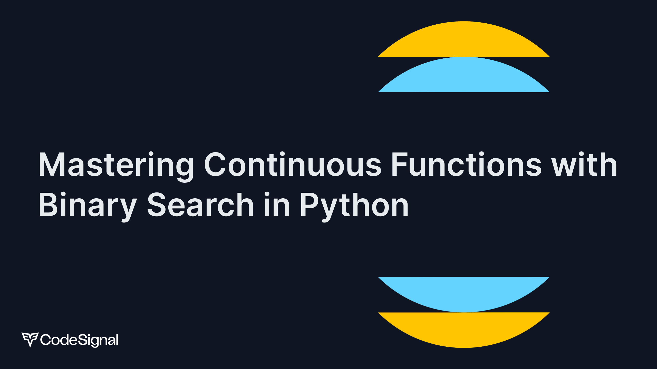 Mastering Continuous Functions with Binary Search in Python ...