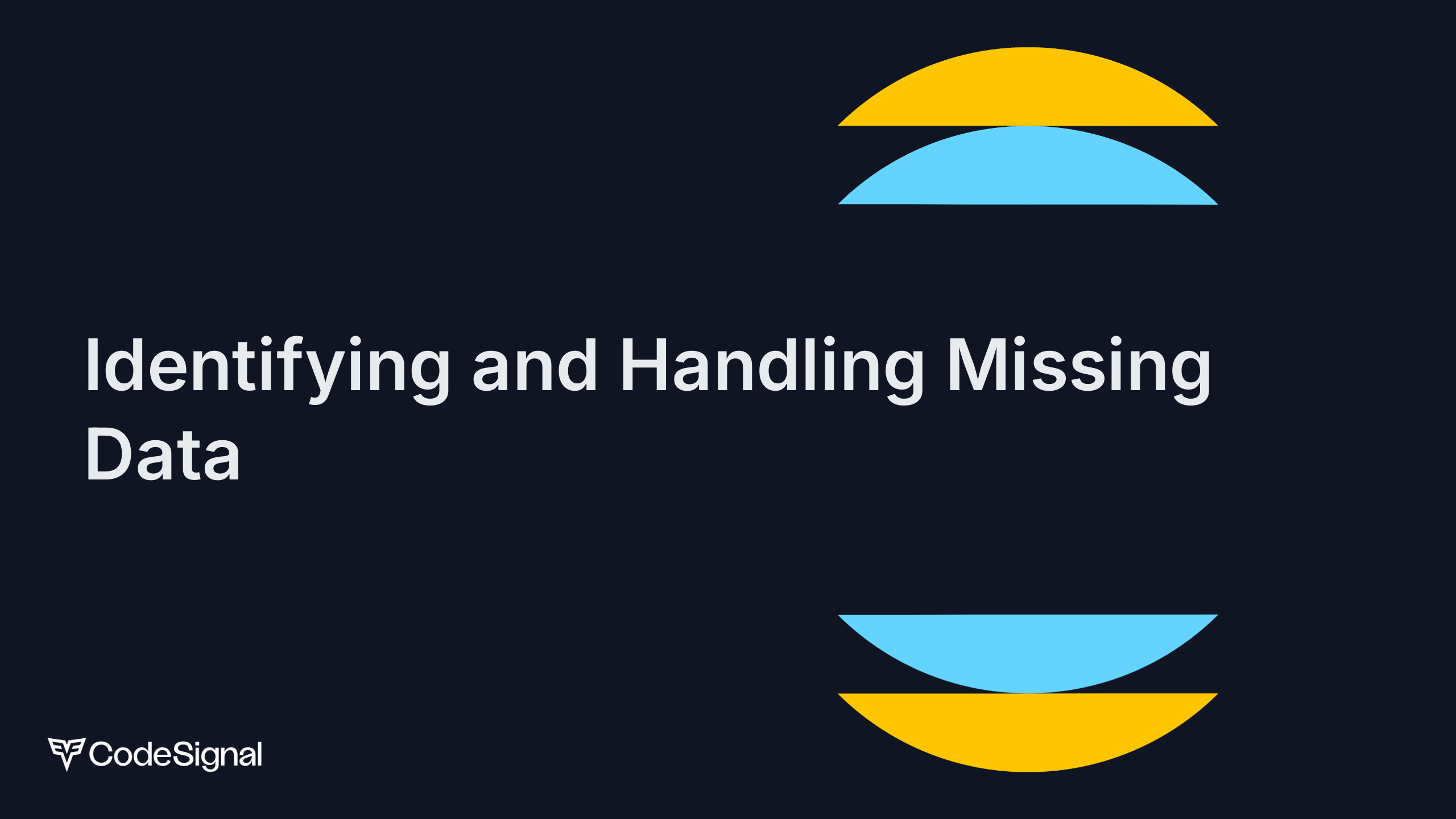 Identifying and Handling Missing Data | CodeSignal Learn