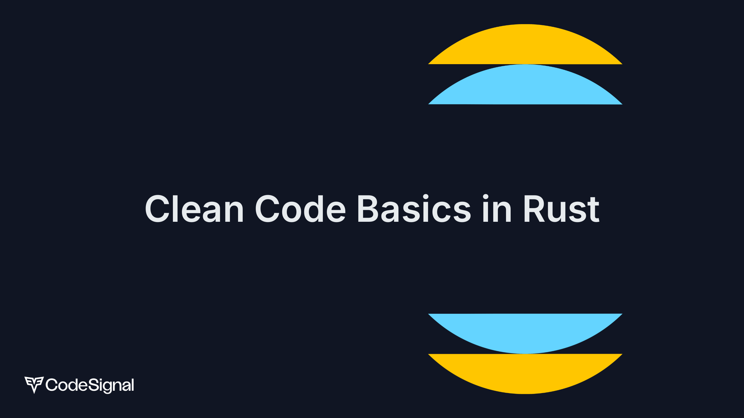 Clean Code Basics in Rust | CodeSignal Learn