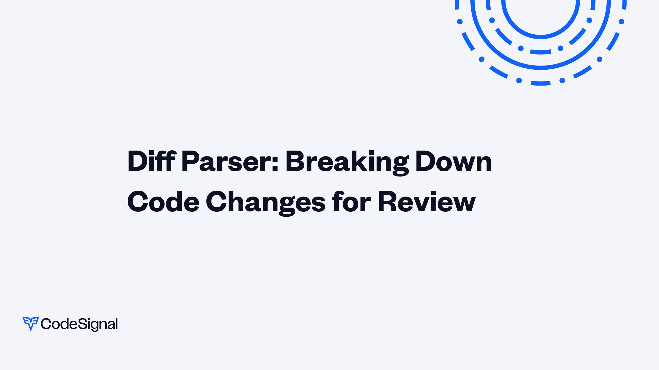 Diff Parser: Breaking Down Code Changes for Review | CodeSignal Learn
