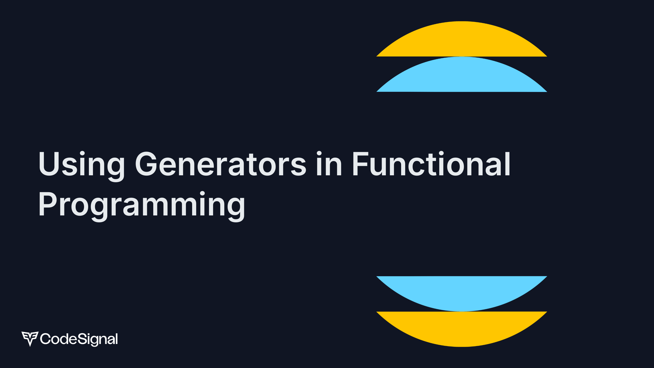 generators functions | programming using python |... Using Generators in Functional Programming | CodeSignal Learn