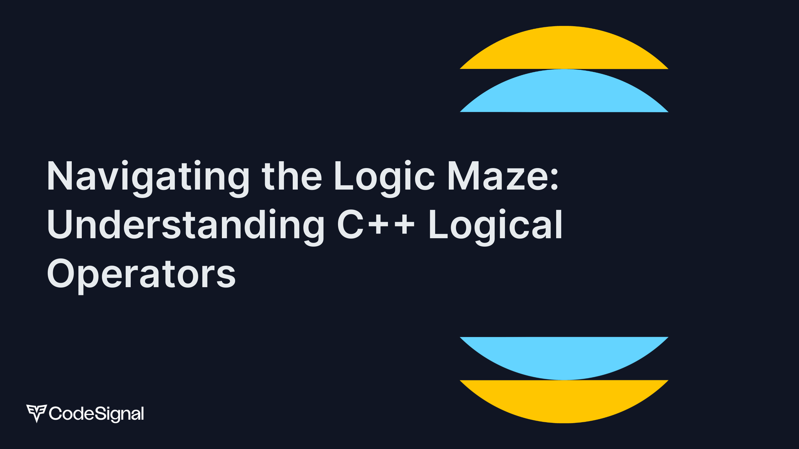 Navigating the Logic Maze: Understanding C++ Logical Operators ...