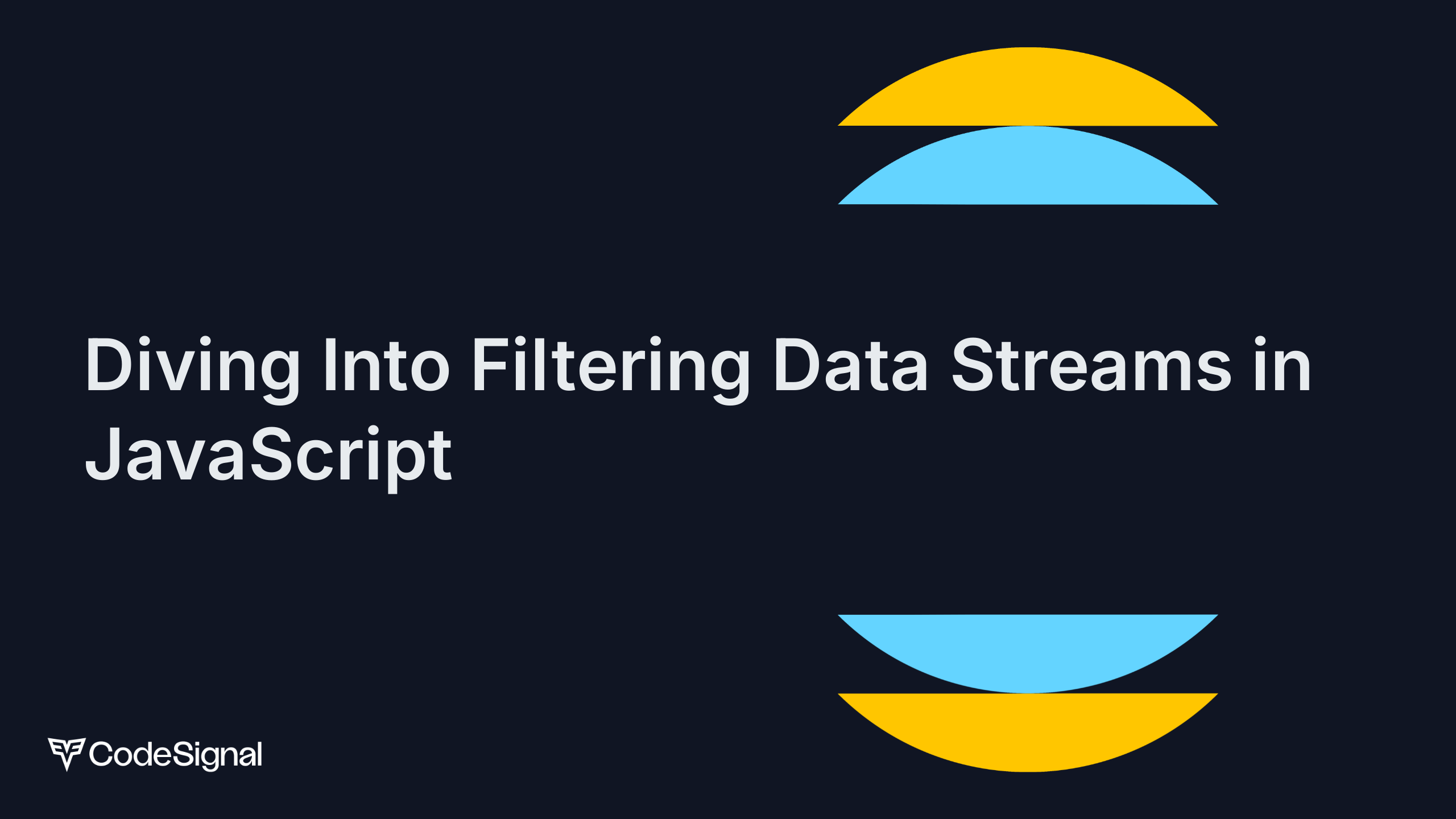 Diving Into Filtering Data Streams in JavaScript | CodeSignal Learn image.