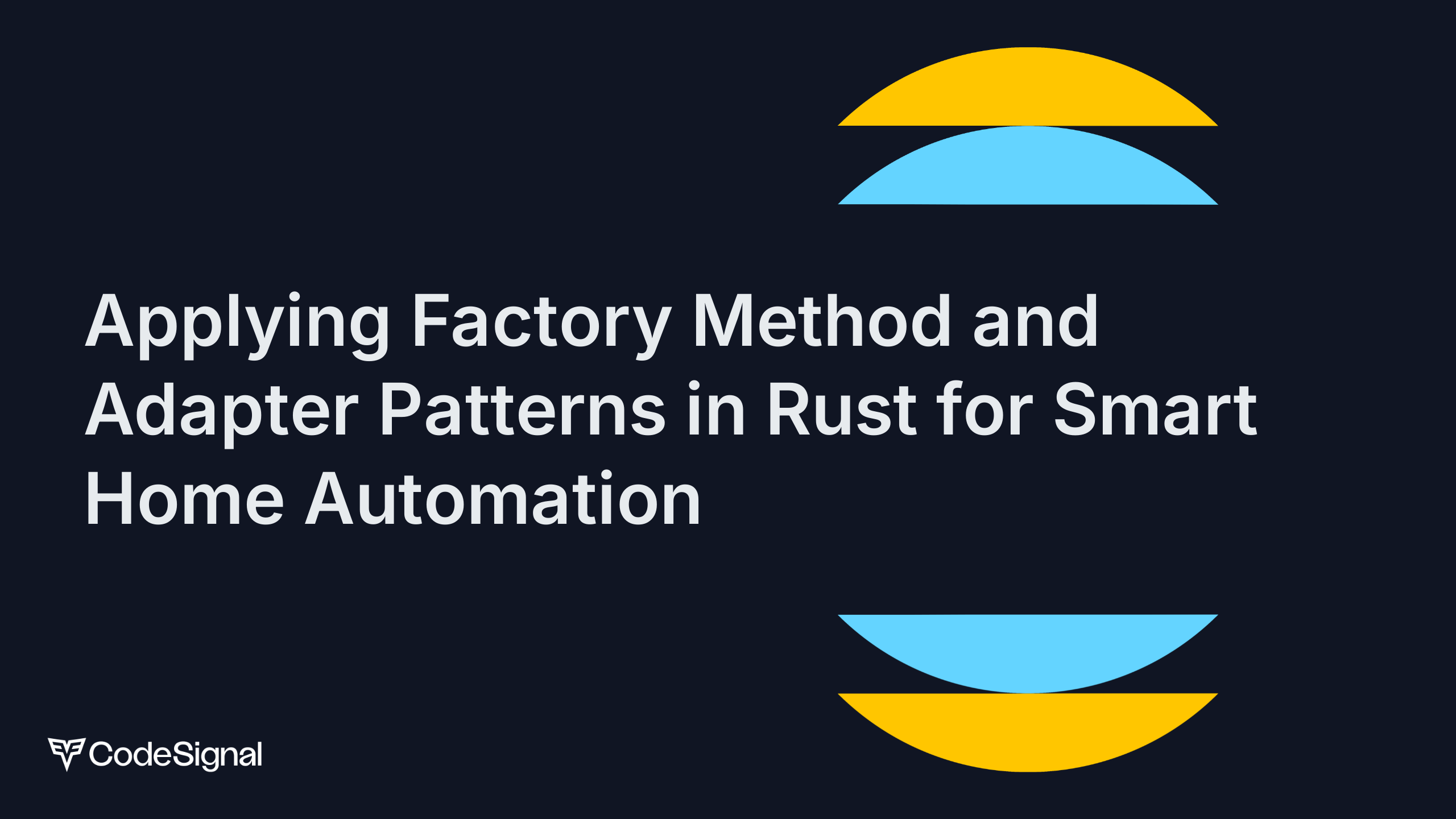 Rust Adapter Applying Factory Method and Adapter Patterns in Rust for Smart Home ...